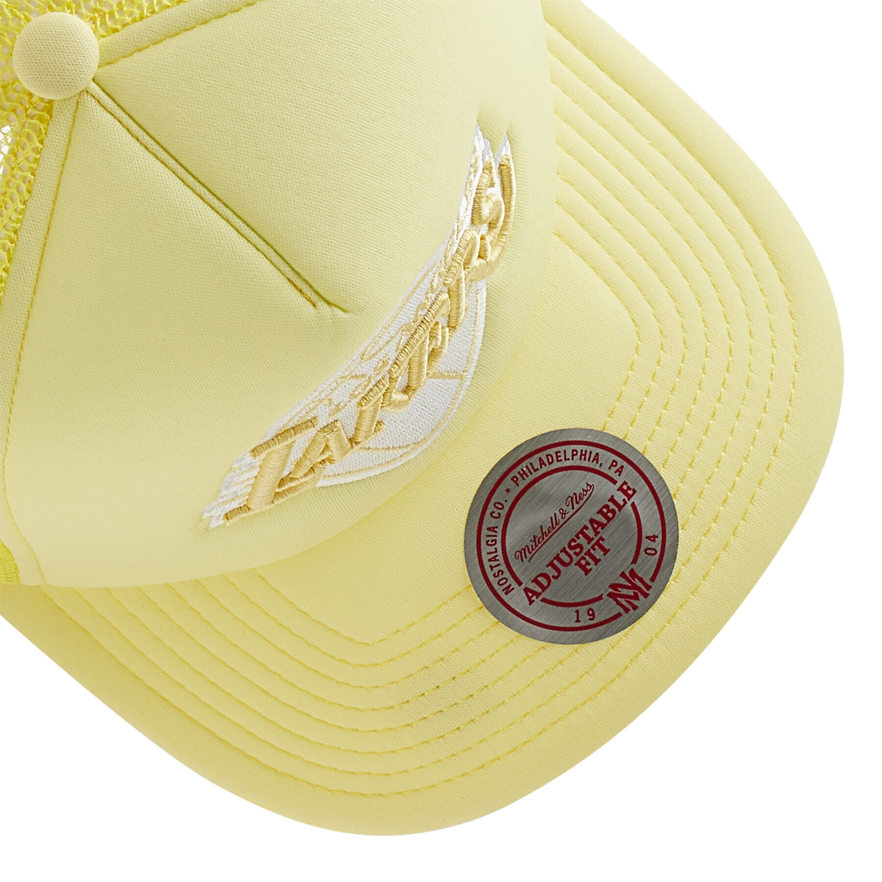 Mitchell & Ness Шапка с козирка NBA Lakers 5HSSLD21131 Жълт - Pepit.bg