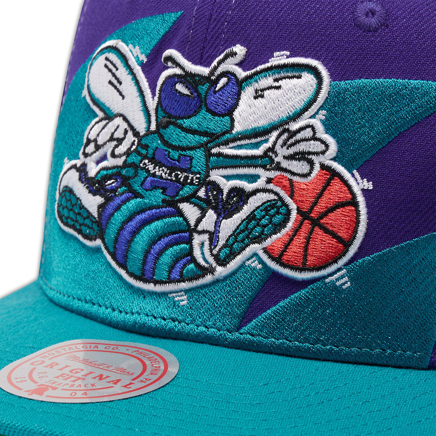 Mitchell & Ness Шапка с козирка NBA Sharktooth HHSS2978 Виолетов - Pepit.bg