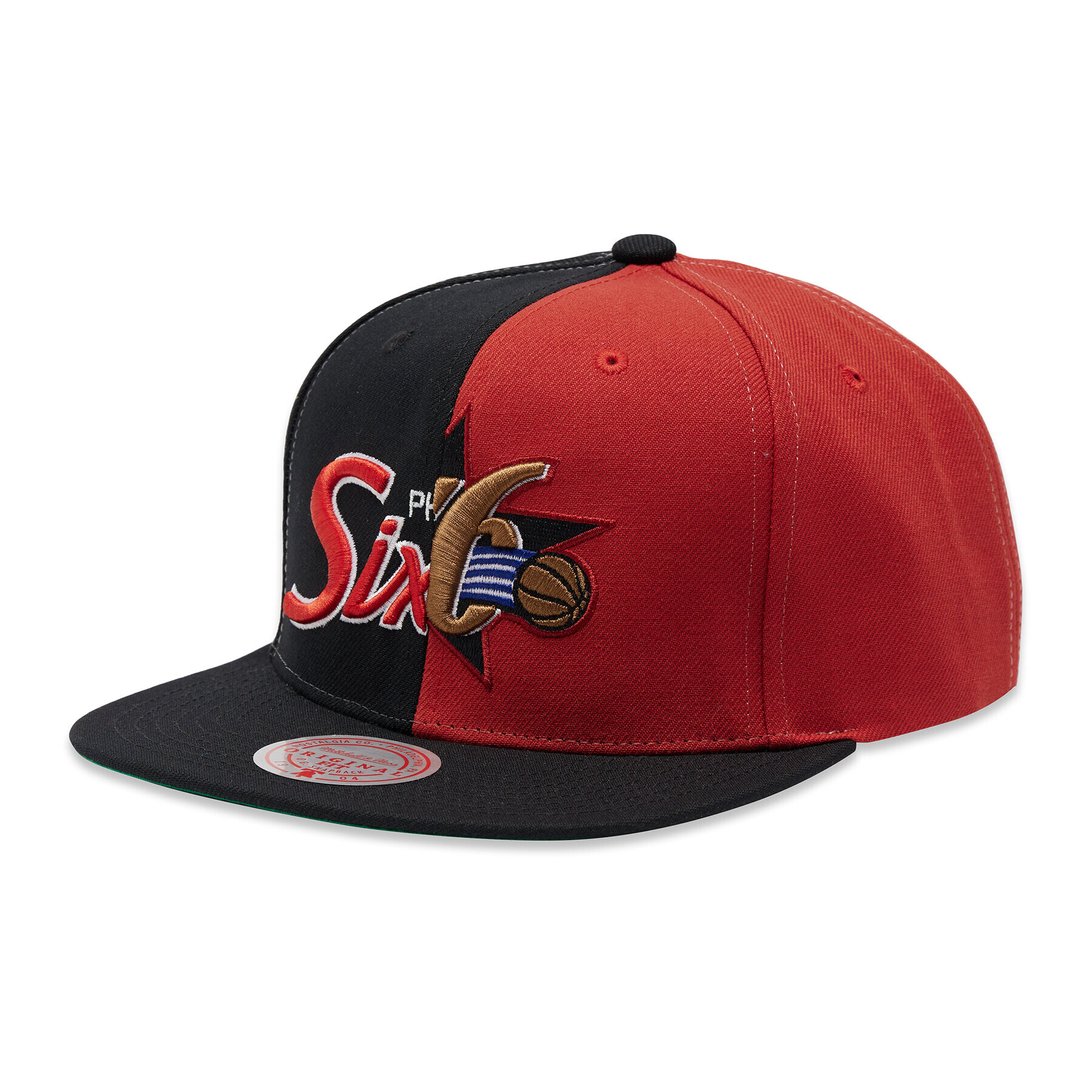 Mitchell & Ness Шапка с козирка NBA Split Crown HHSS4321 Черен - Pepit.bg