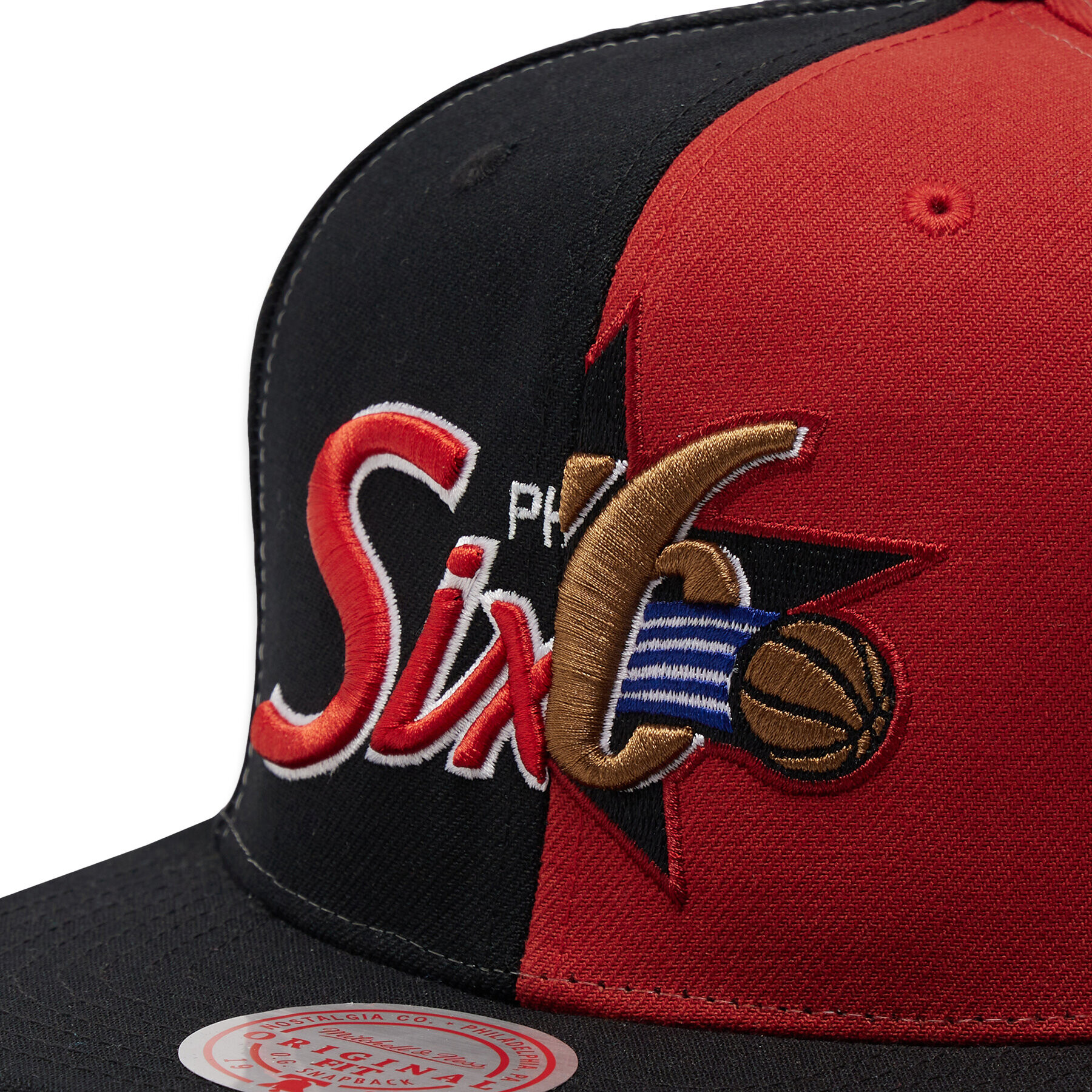 Mitchell & Ness Шапка с козирка NBA Split Crown HHSS4321 Черен - Pepit.bg