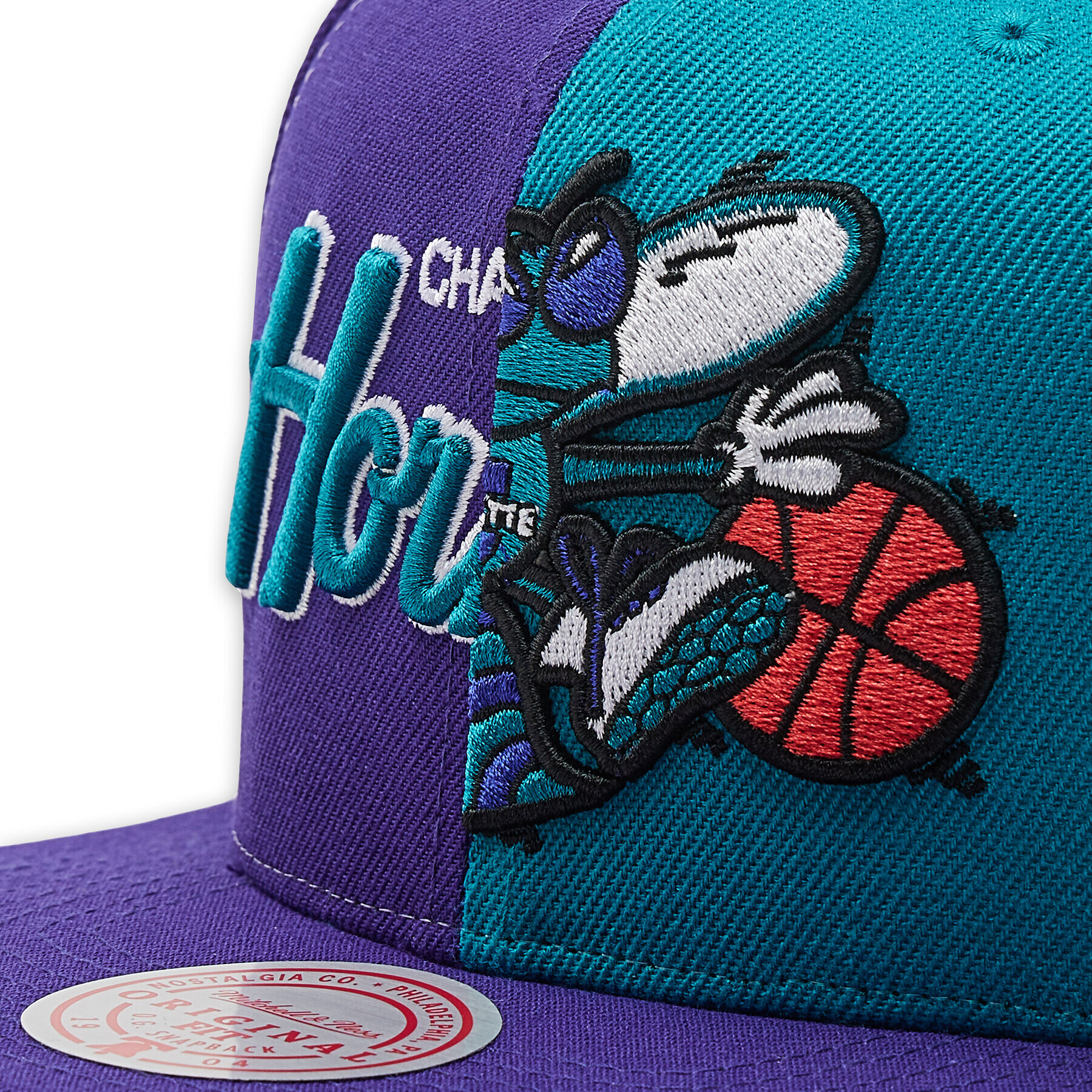 Mitchell & Ness Шапка с козирка NBA Split Crown HHSS4321 Виолетов - Pepit.bg