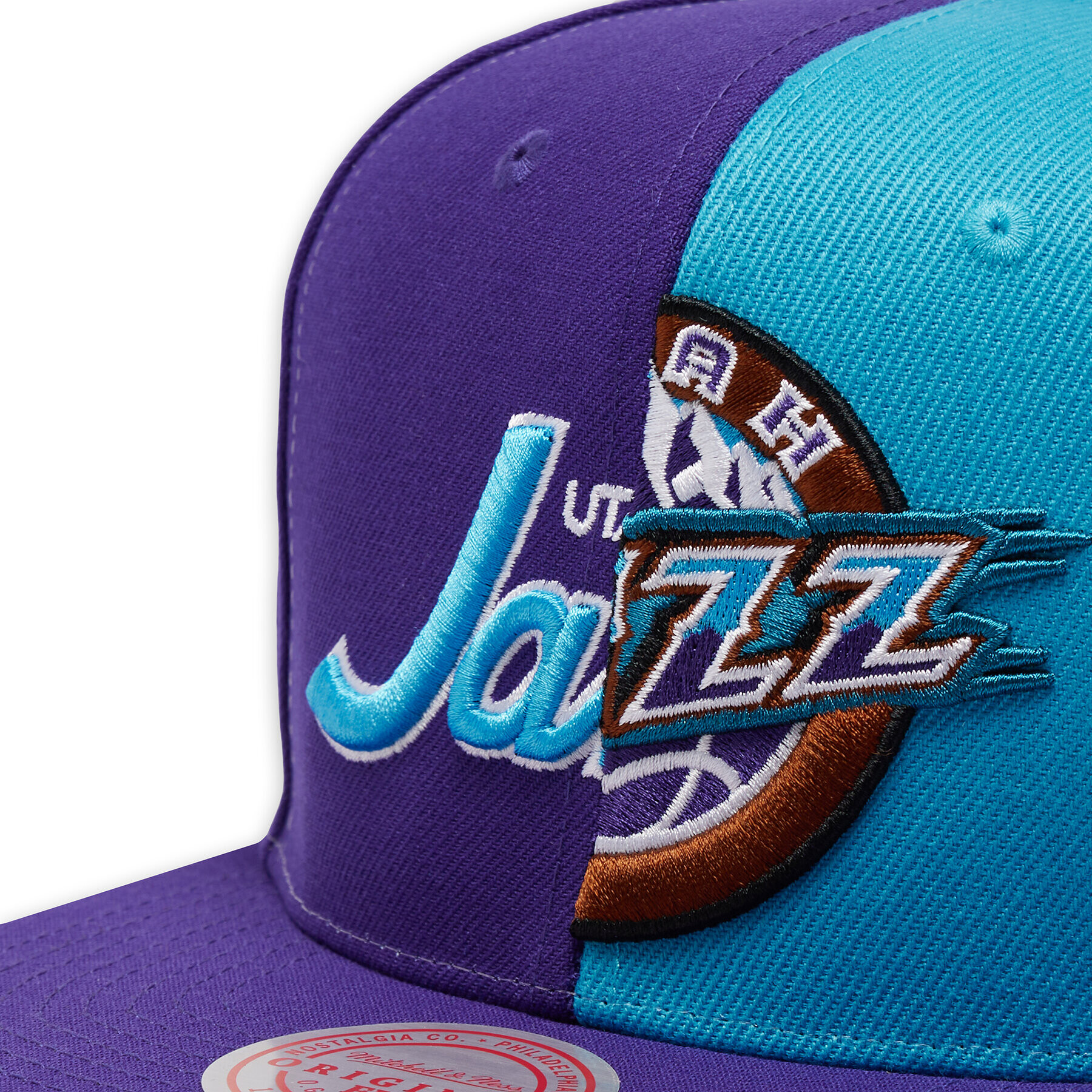 Mitchell & Ness Шапка с козирка NBA Split Crown Jazz HHSS4321 Виолетов - Pepit.bg