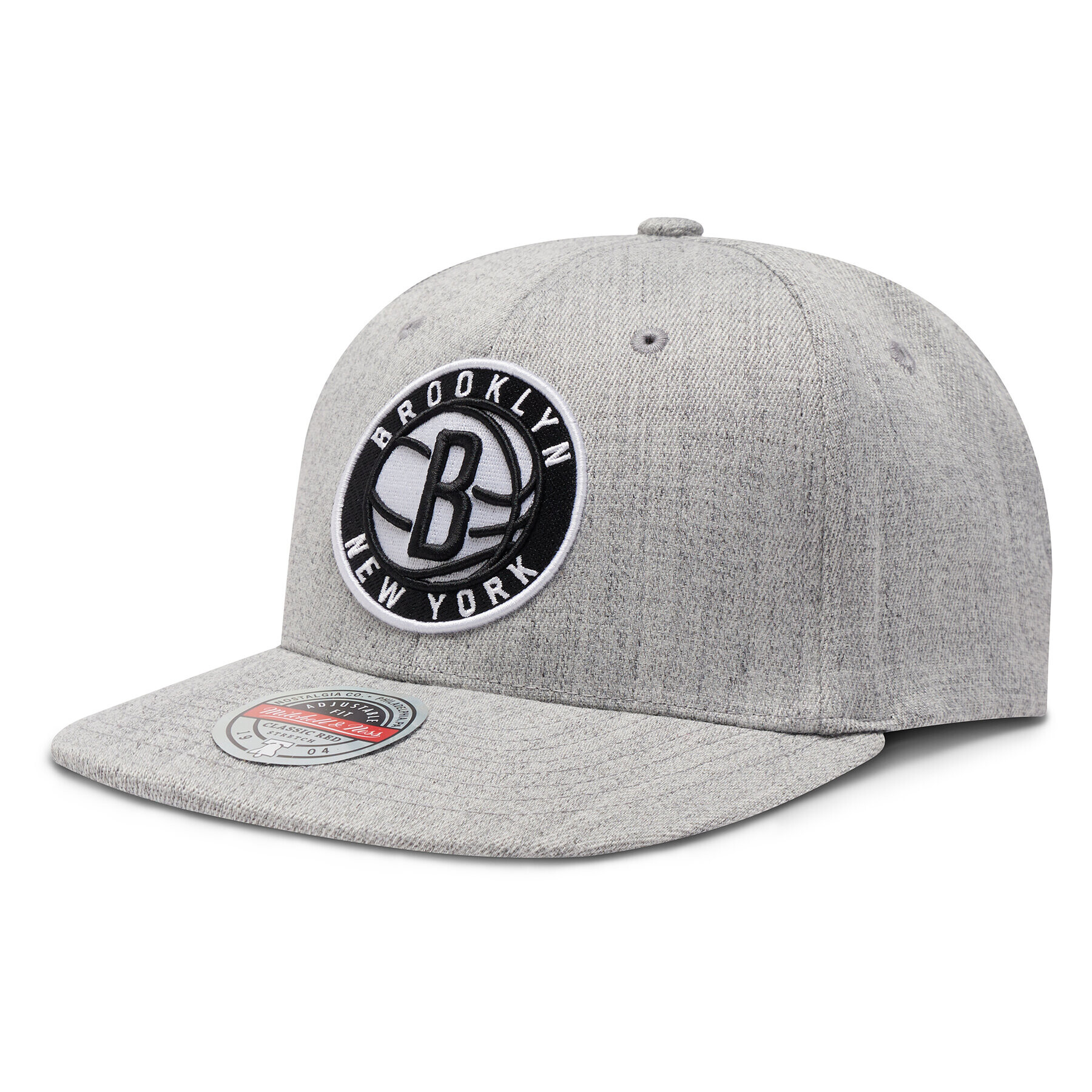 Mitchell & Ness Шапка с козирка NBA Team Heather Nets HHSS3273 Сив - Pepit.bg