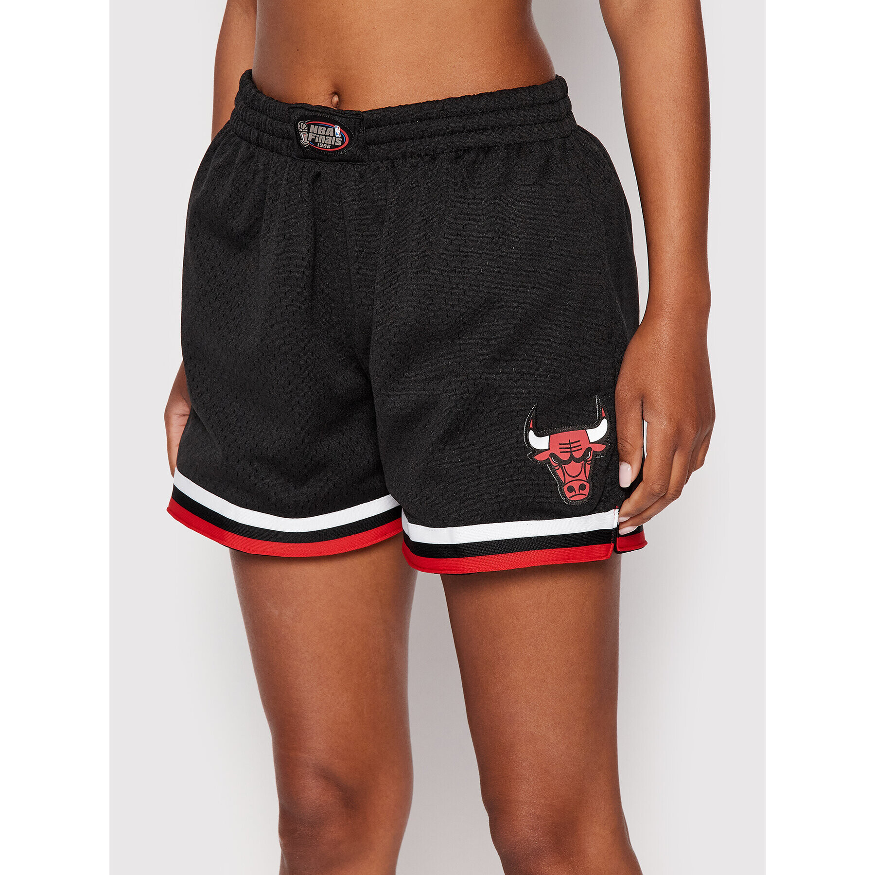 Mitchell & Ness Спортни шорти SHOREL18067 Черен Regular Fit - Pepit.bg