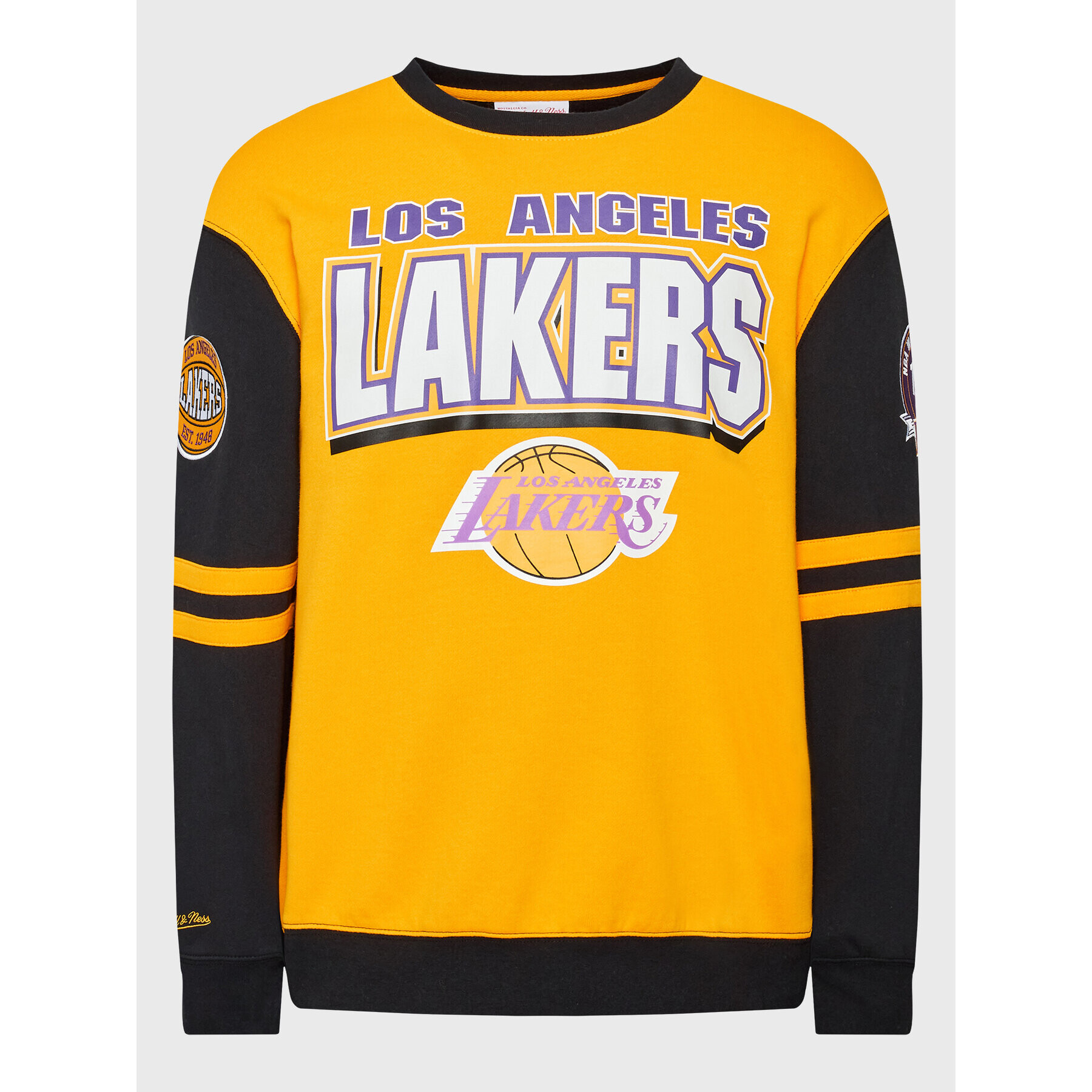 Mitchell & Ness Суитшърт FCPO3400 Жълт Regular Fit - Pepit.bg