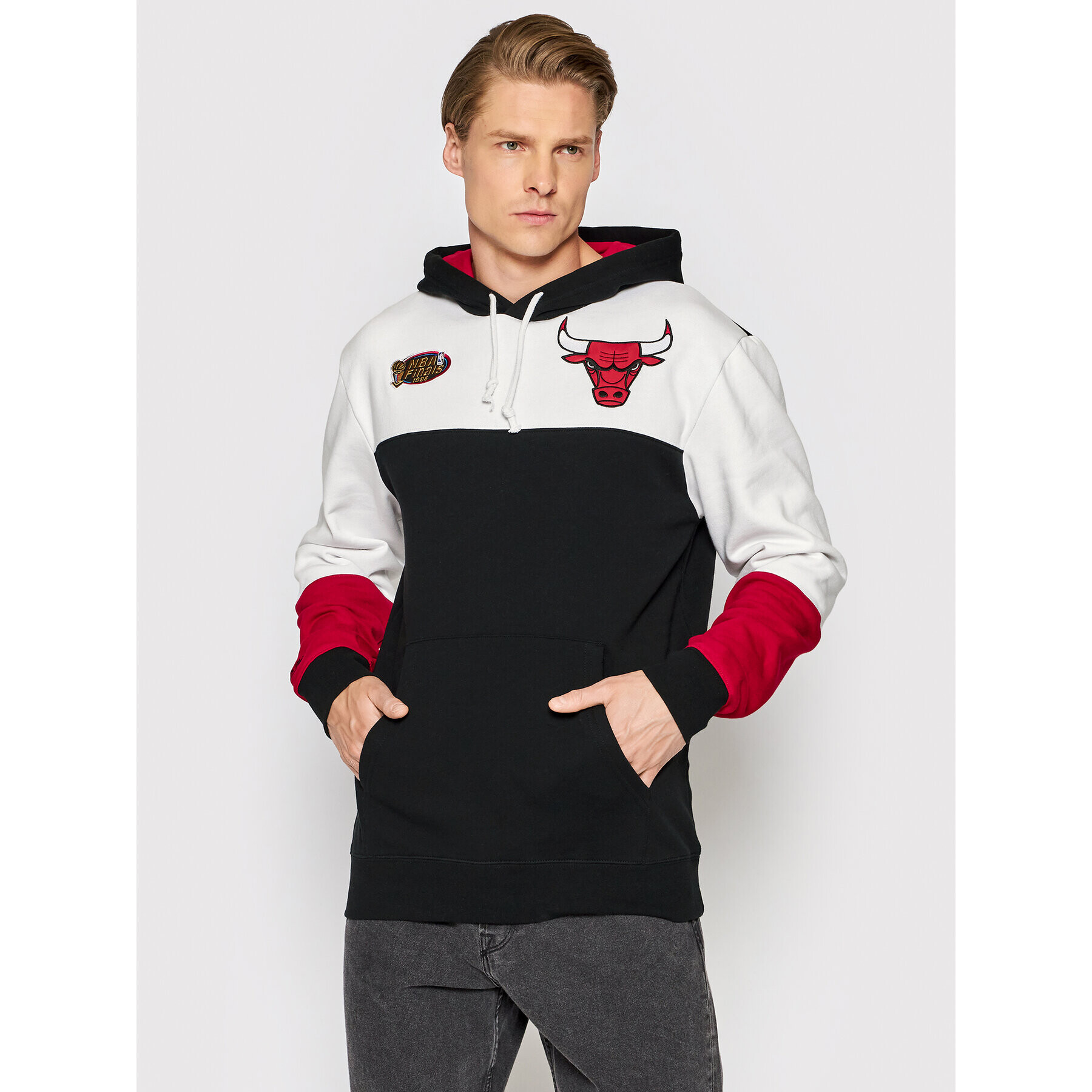 Mitchell & Ness Суитшърт FPHD1217 Черен Regular Fit - Pepit.bg