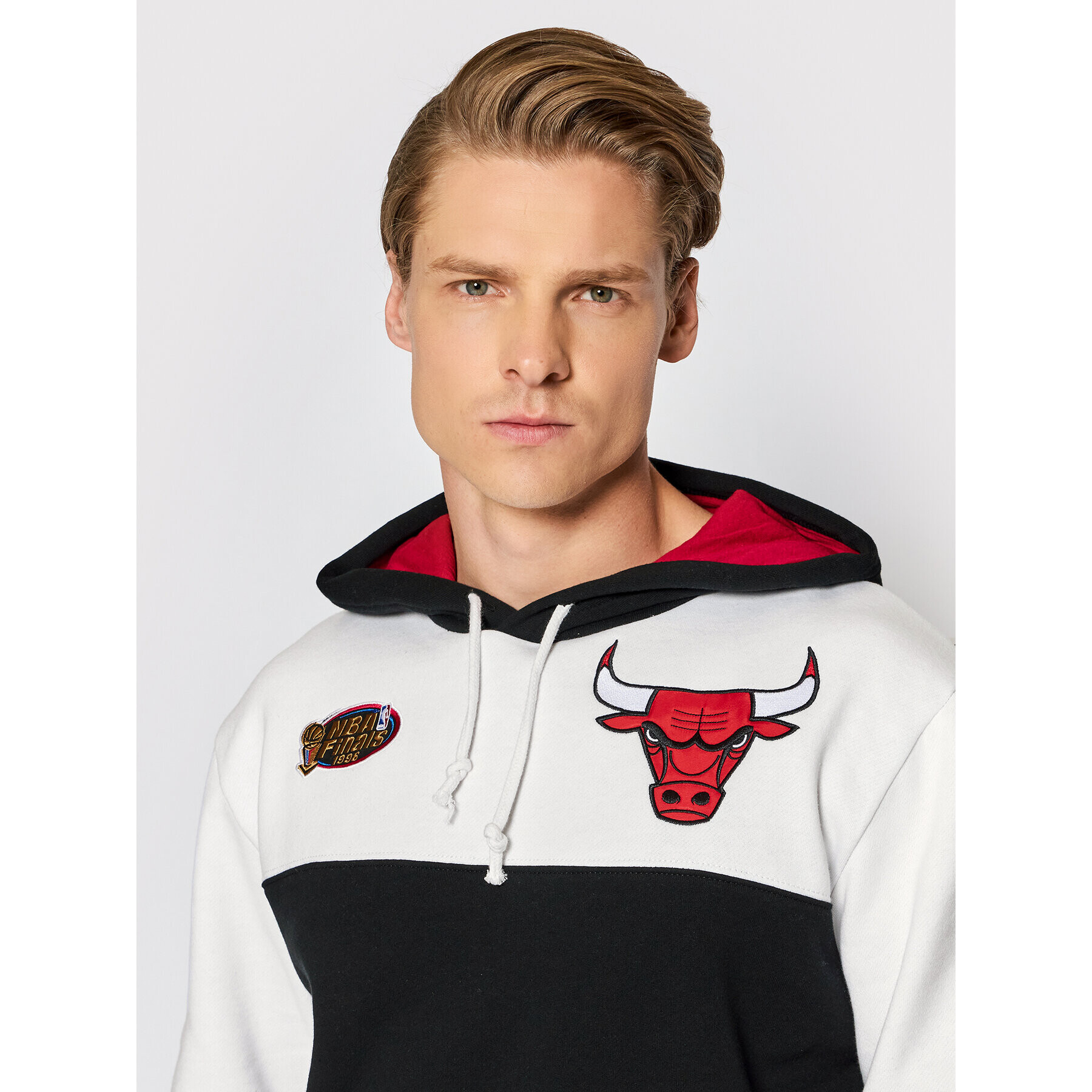 Mitchell & Ness Суитшърт FPHD1217 Черен Regular Fit - Pepit.bg