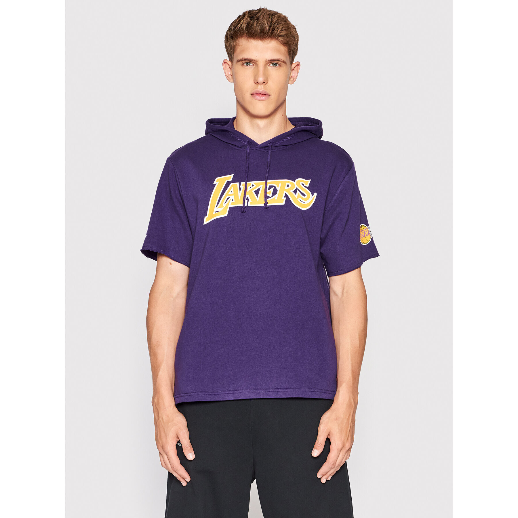 Mitchell & Ness Суитшърт HDSSAJ19074 Виолетов Relaxed Fit - Pepit.bg