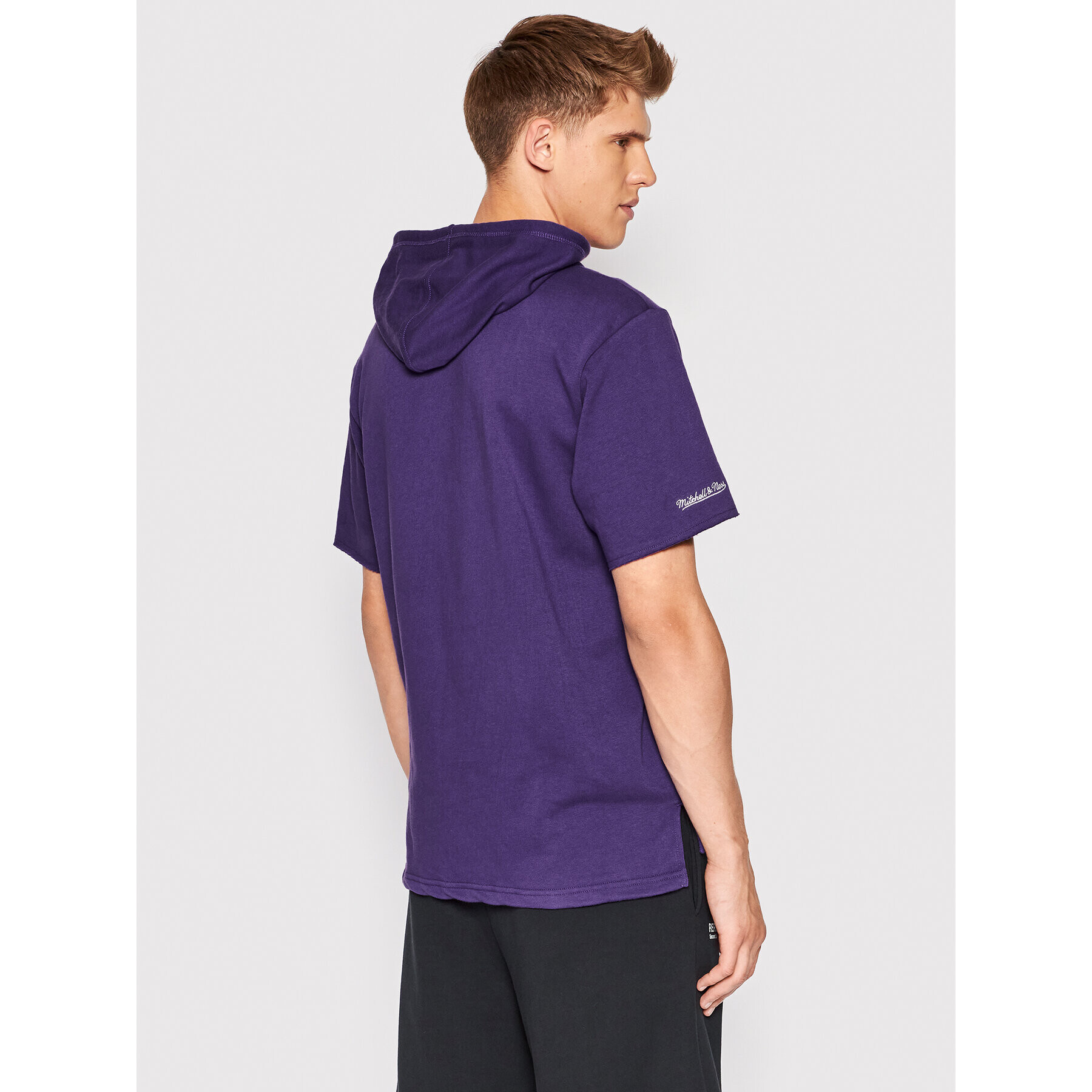 Mitchell & Ness Суитшърт HDSSAJ19074 Виолетов Relaxed Fit - Pepit.bg
