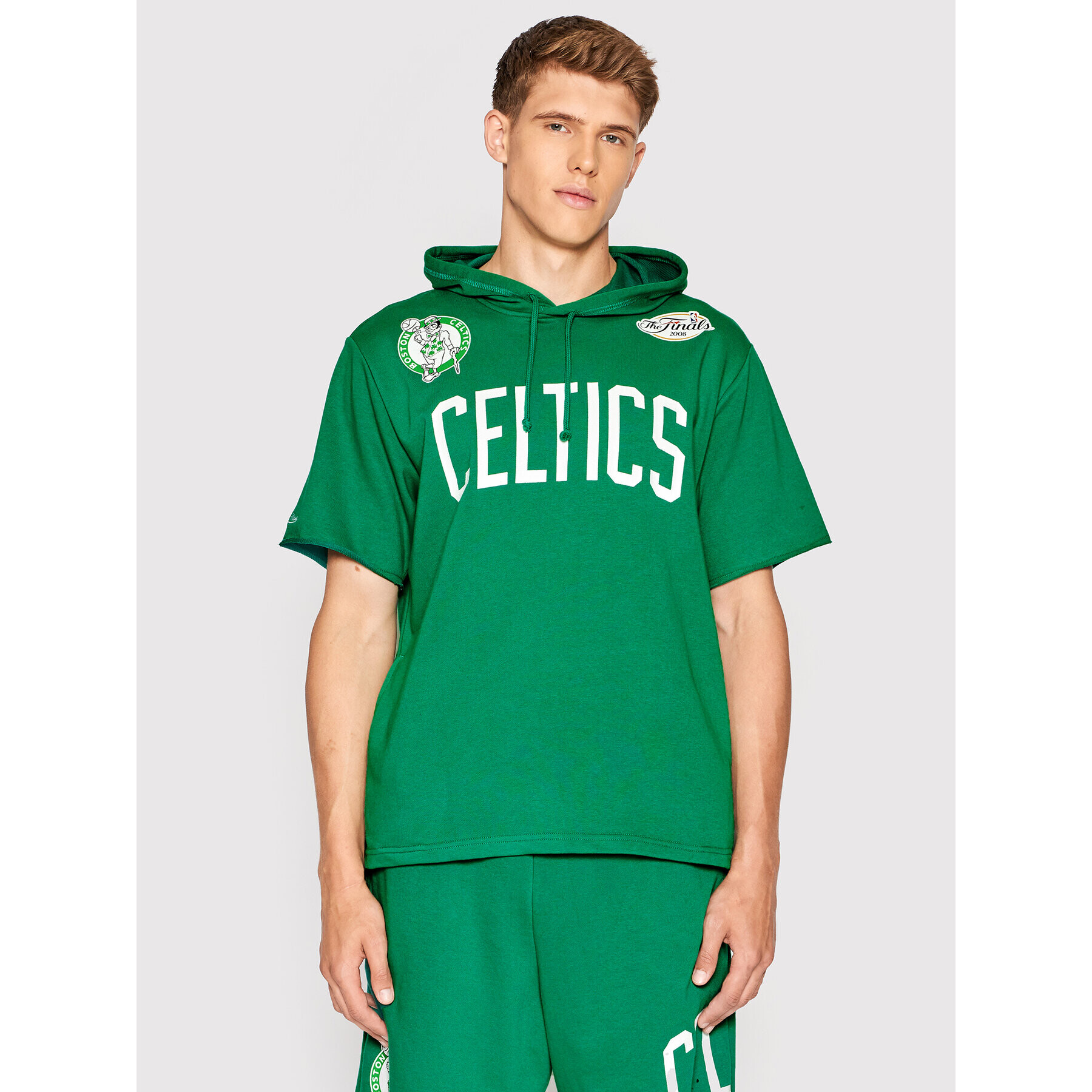 Mitchell & Ness Суитшърт HDSSAJ19074 Зелен Relaxed Fit - Pepit.bg