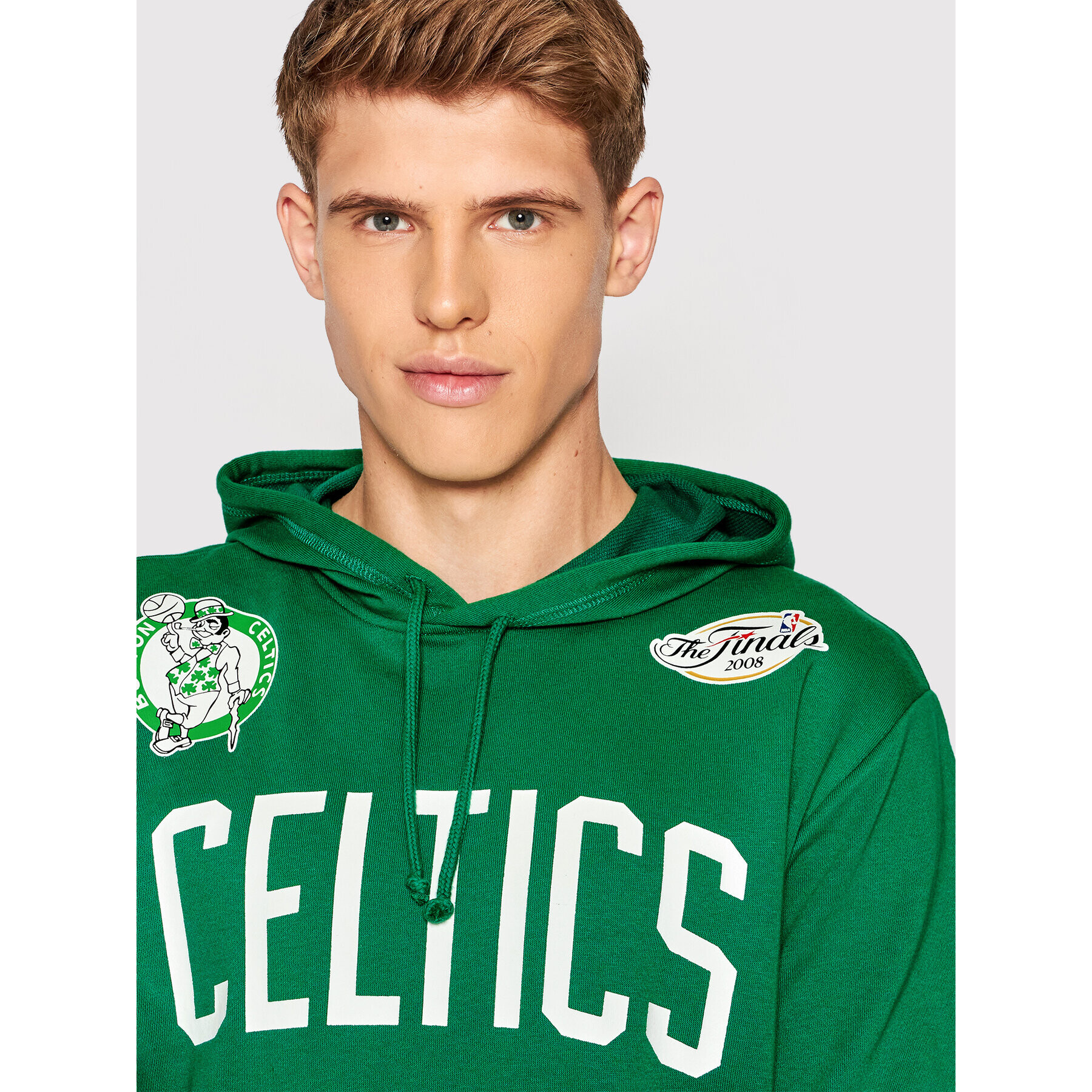 Mitchell & Ness Суитшърт HDSSAJ19074 Зелен Relaxed Fit - Pepit.bg