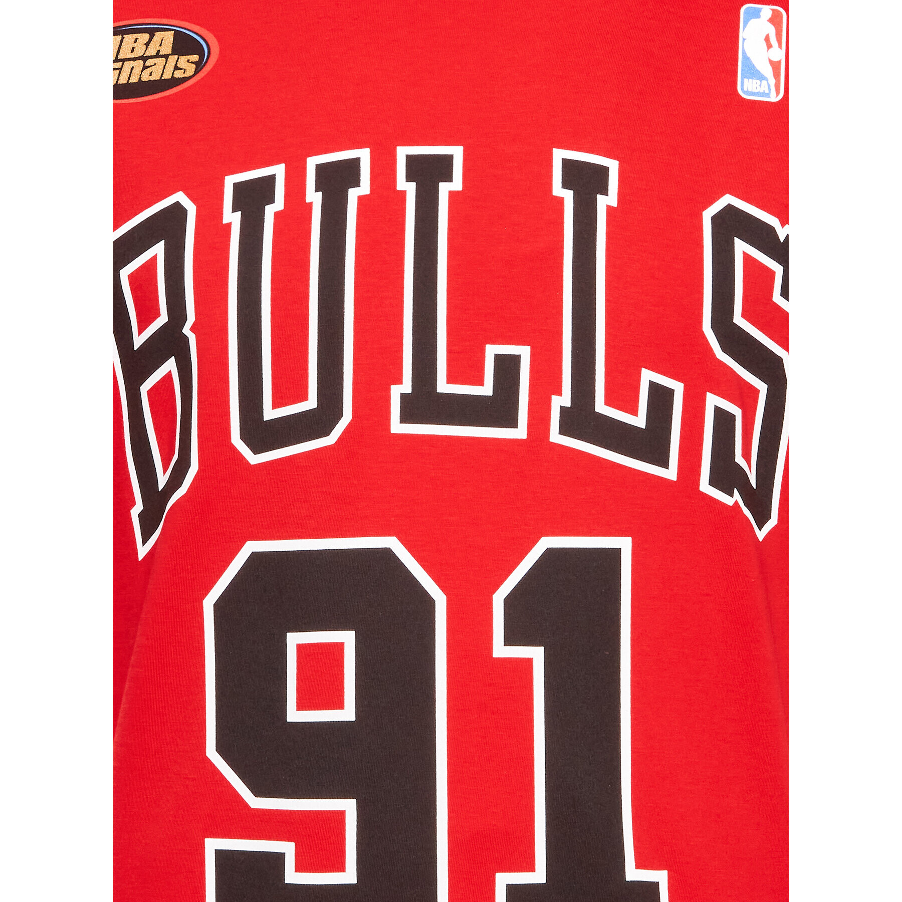 Mitchell & Ness Тишърт BMTRINTL1074 Червен Regular Fit - Pepit.bg