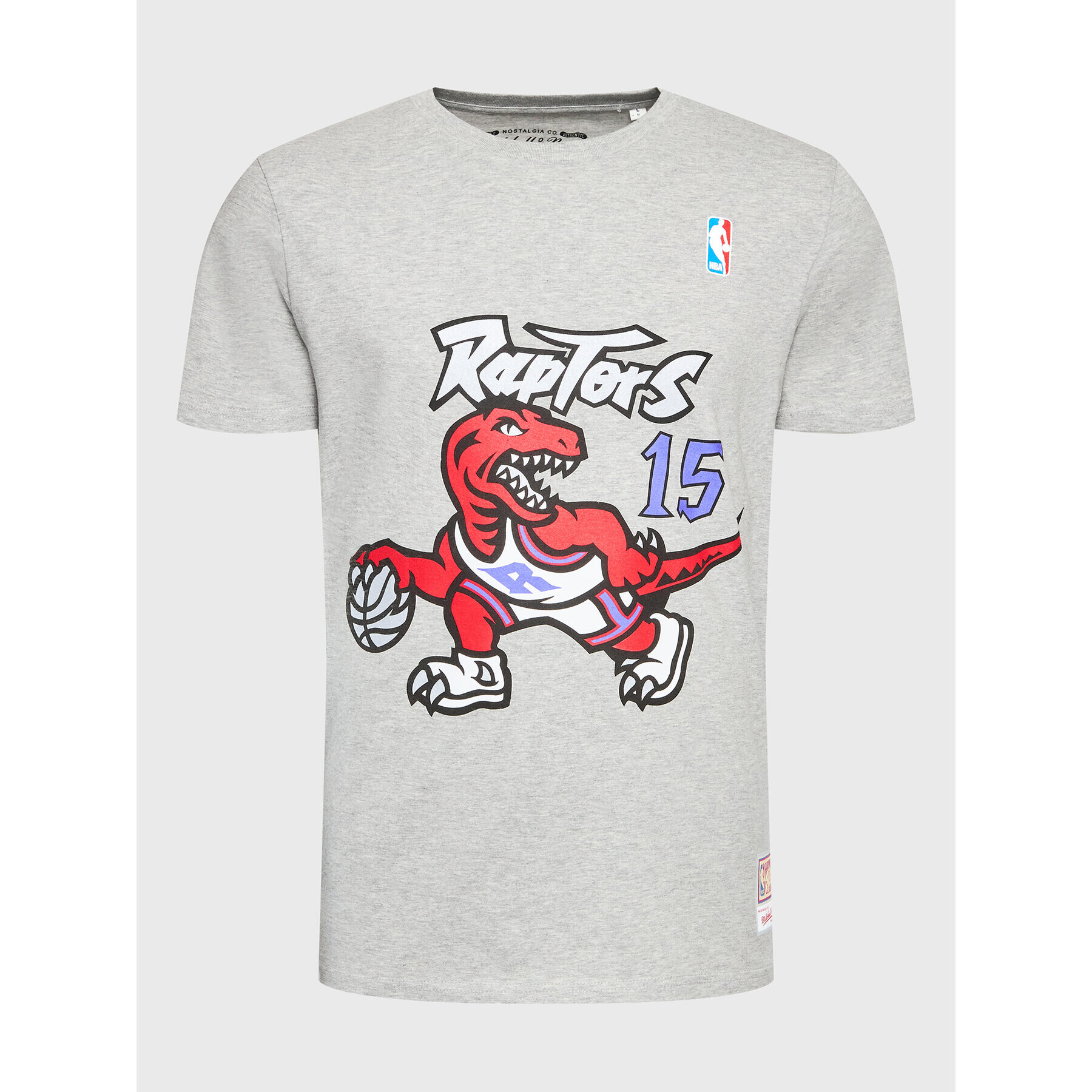 Mitchell & Ness Тишърт BMTRINTL1074 Сив Regular Fit - Pepit.bg