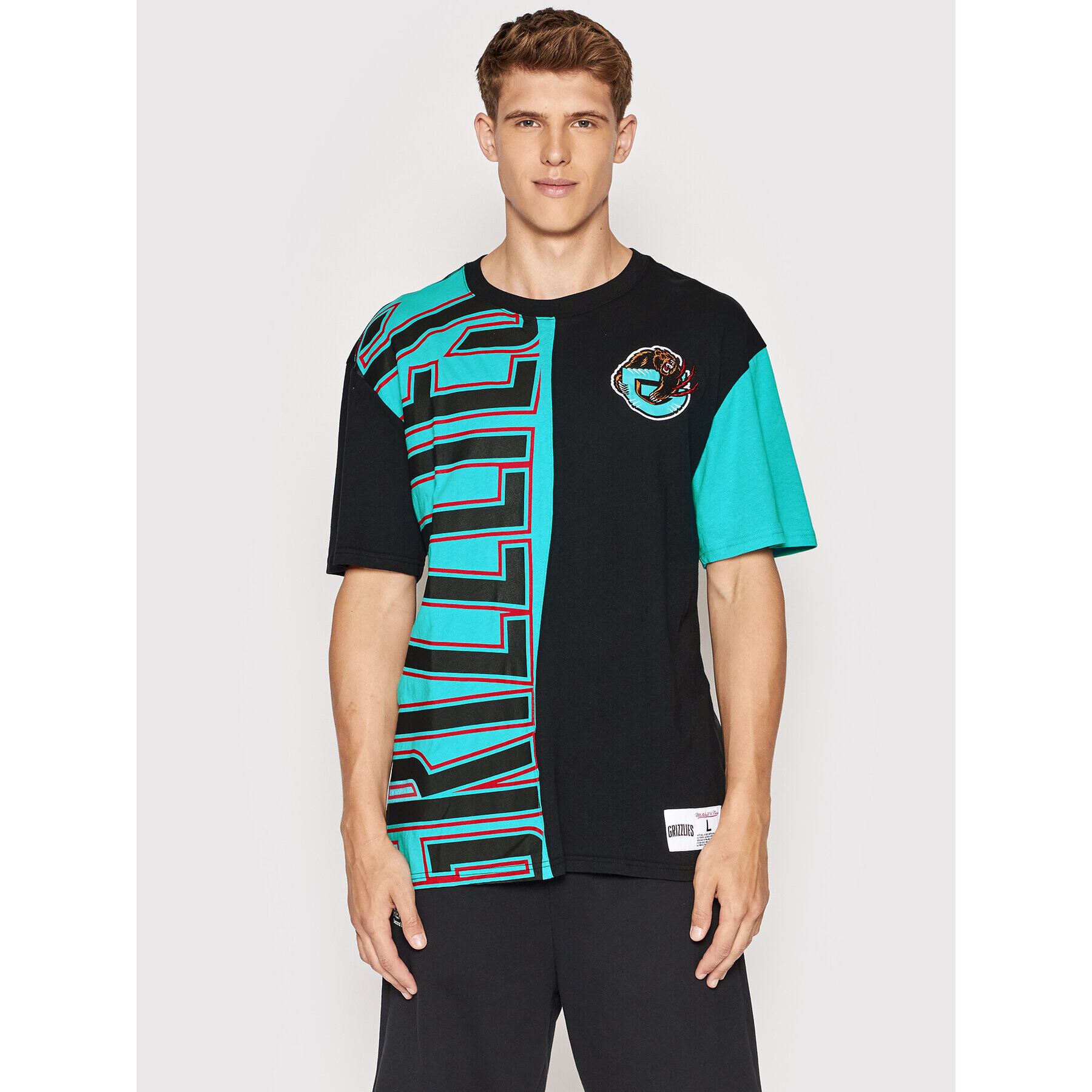 Mitchell & Ness Тишърт TCRW1226 Черен Relaxed Fit - Pepit.bg