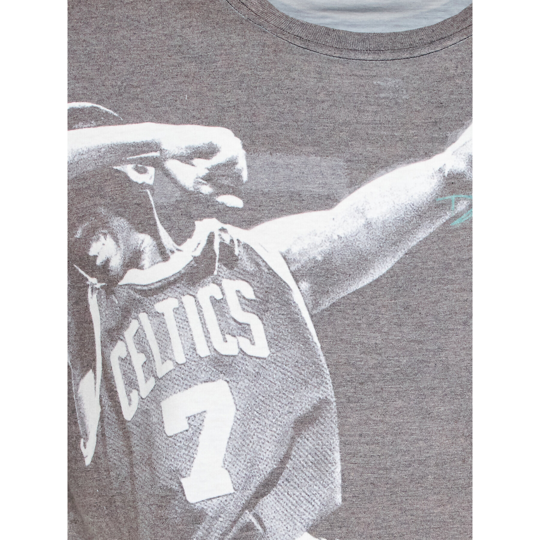 Mitchell & Ness Тишърт TCRW3401 Сив Regular Fit - Pepit.bg