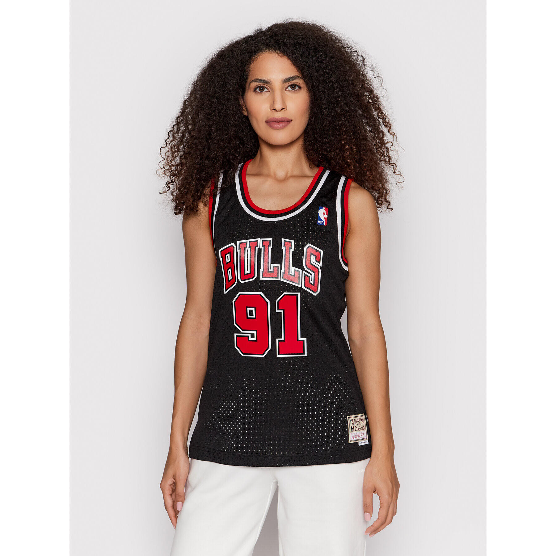 Mitchell & Ness топ NNBJEL18120 Черен Regular Fit - Pepit.bg