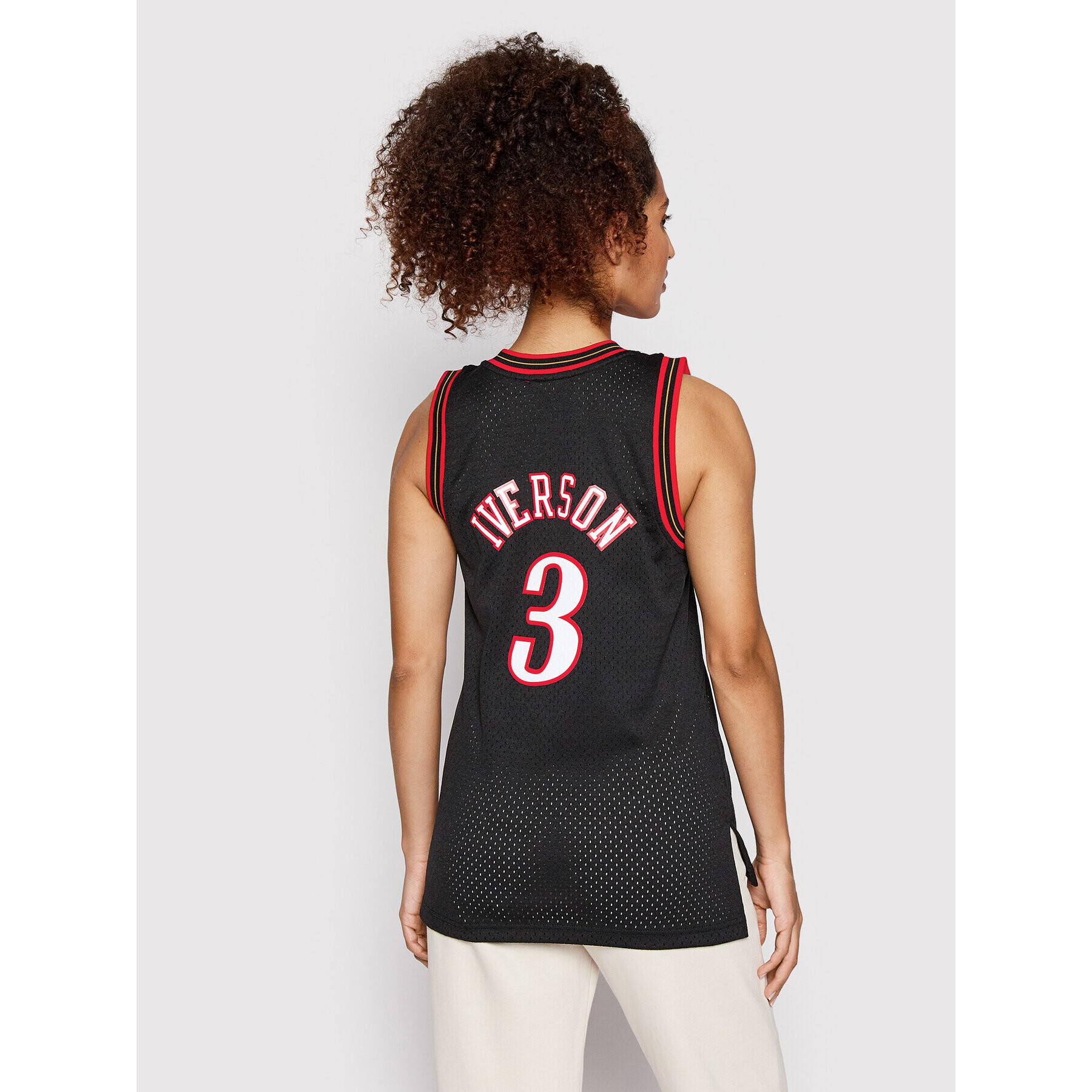 Mitchell & Ness топ NNBJEL18120 Черен Regular Fit - Pepit.bg