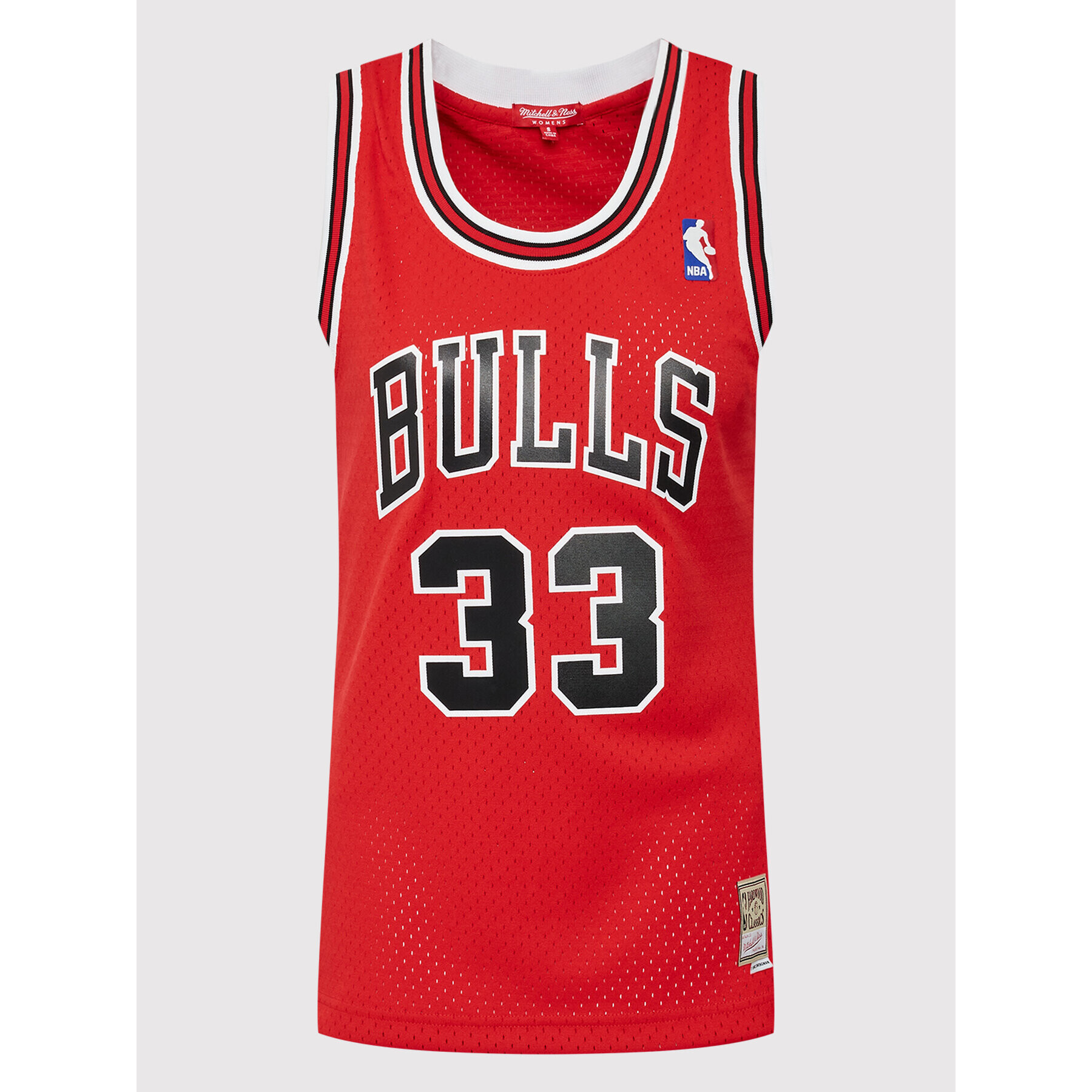 Mitchell & Ness топ NNBJEL18120 Червен Regular Fit - Pepit.bg
