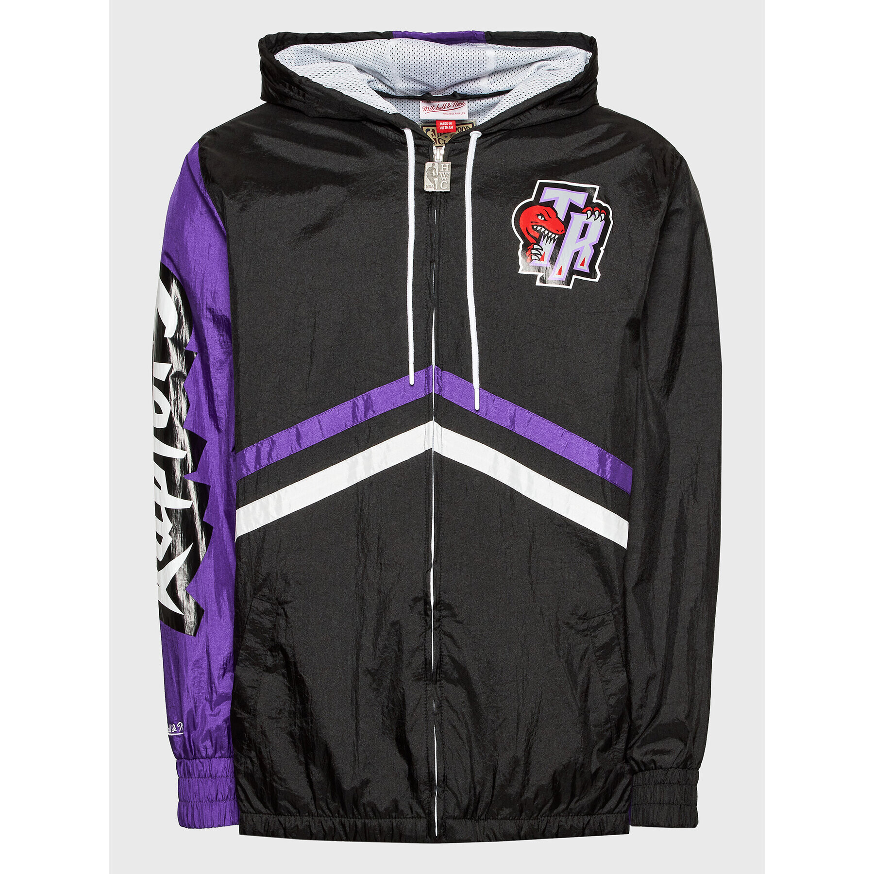 Mitchell & Ness Ветровка OJZP3409 Черен Regular Fit - Pepit.bg