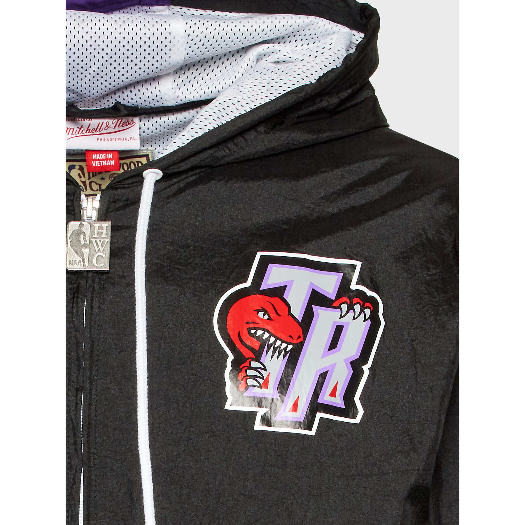 Mitchell & Ness Ветровка OJZP3409 Черен Regular Fit - Pepit.bg