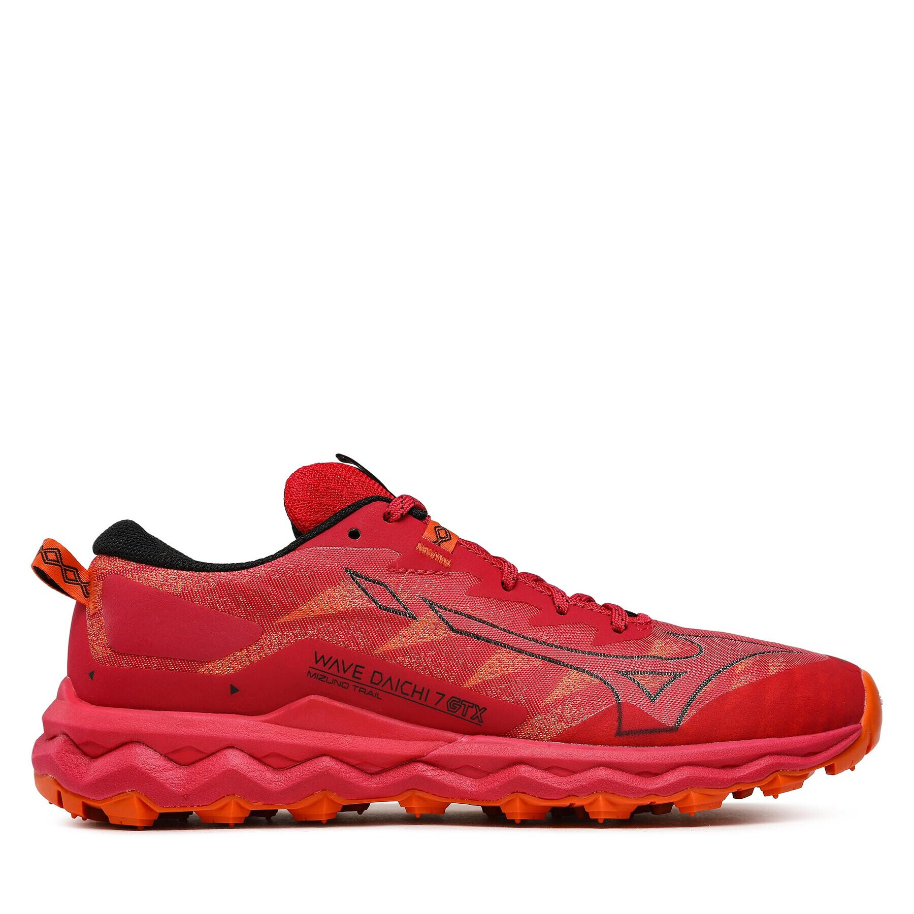 Mizuno Обувки Wave Daichi 7 Gtx J1GK2256 Червен - Pepit.bg