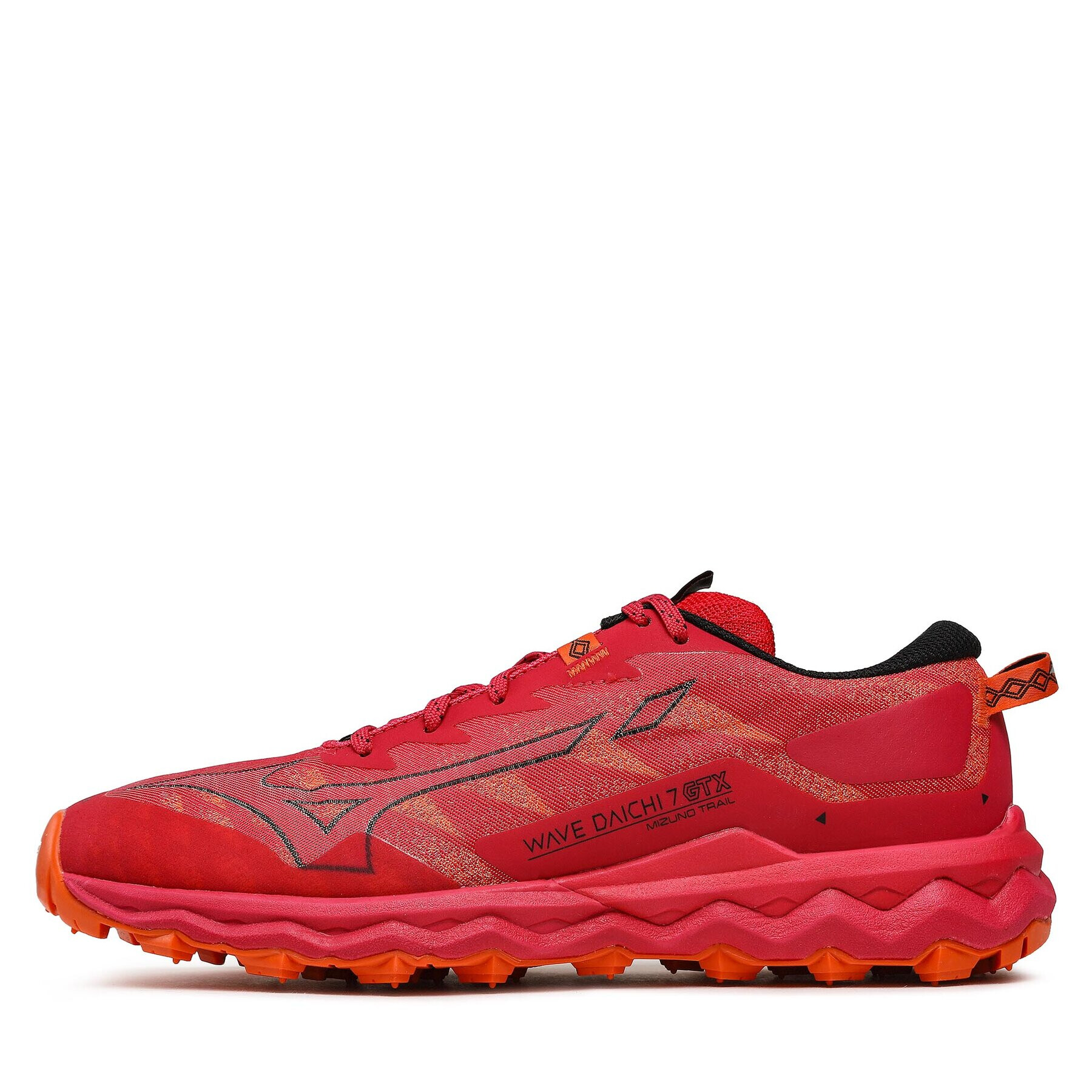 Mizuno Обувки Wave Daichi 7 Gtx J1GK2256 Червен - Pepit.bg