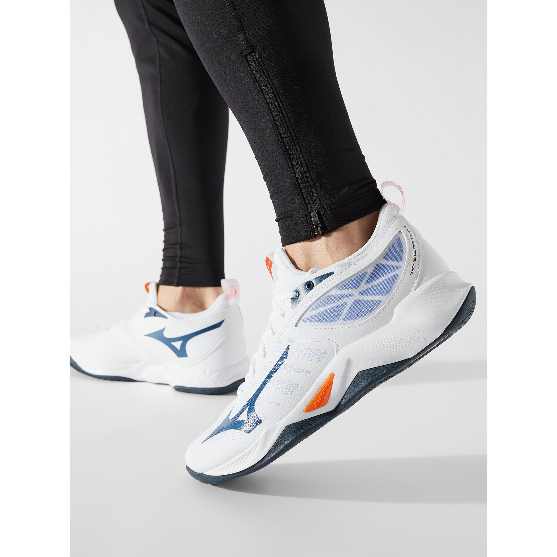 Mizuno Обувки Wave Dimension V1GA224022 Бял - Pepit.bg