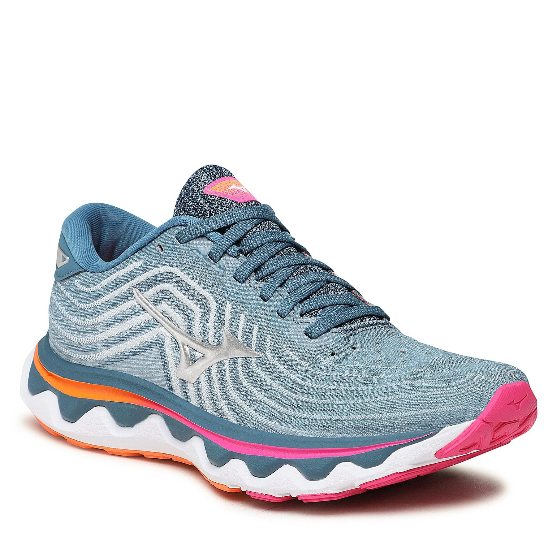 Mizuno Обувки Wave Horizon 6 J1GD2226 Син - Pepit.bg