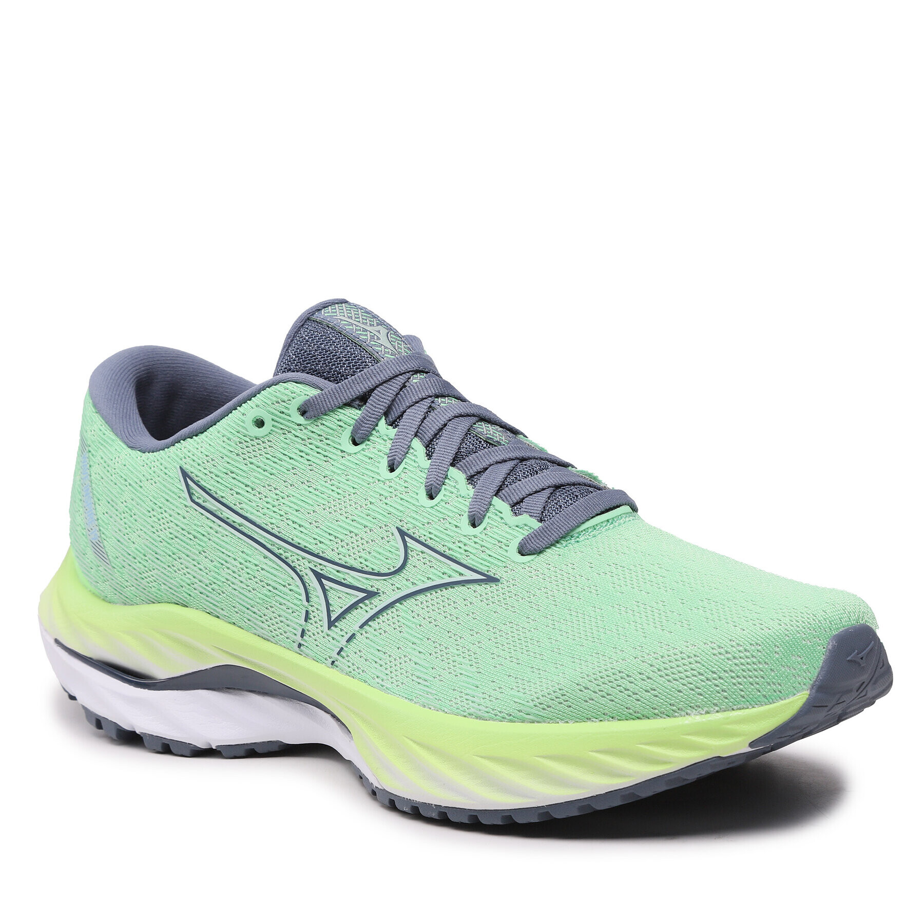 Mizuno Обувки Wave Inspire 19 J1GC234405 Зелен - Pepit.bg