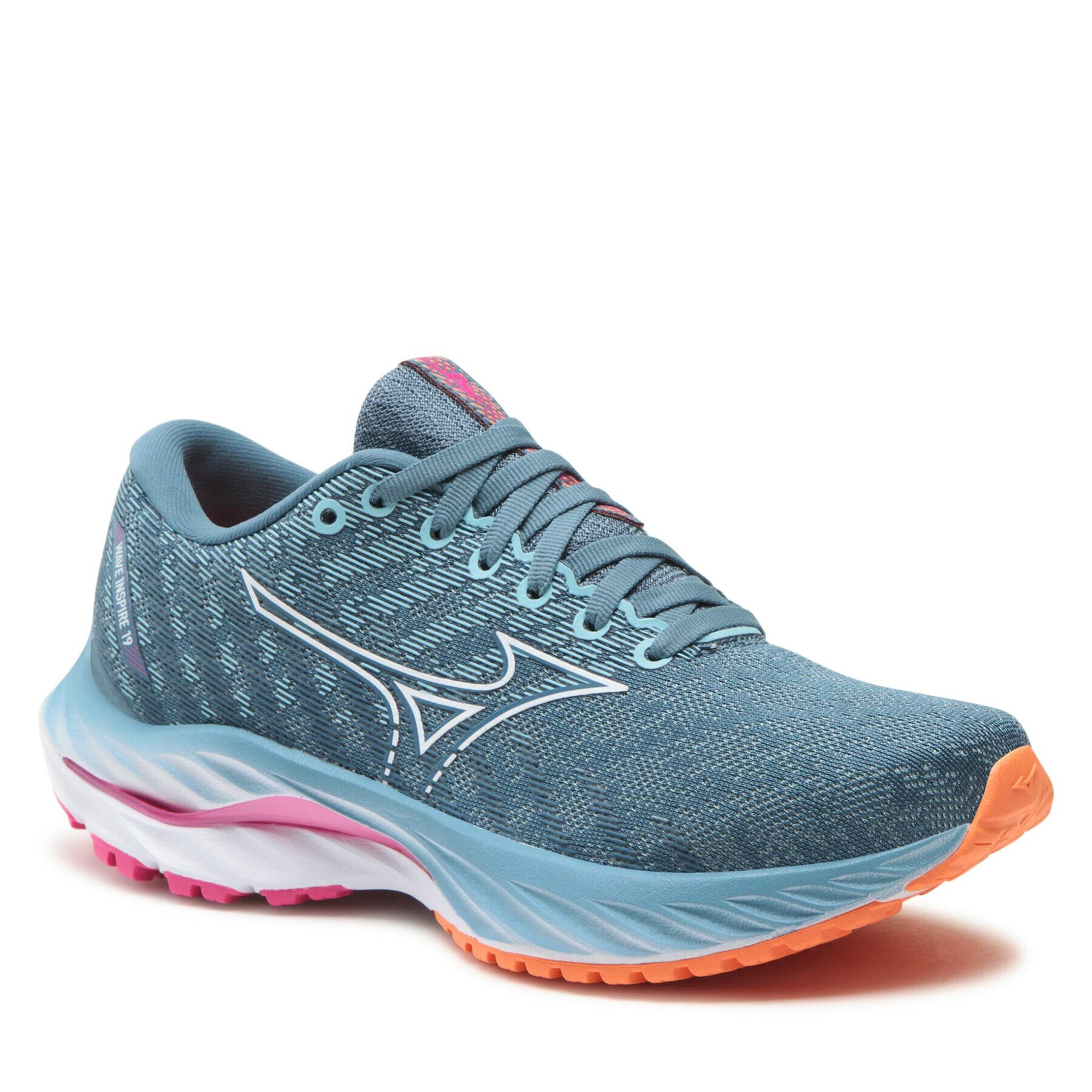 Mizuno Обувки Wave Inspire 19 J1GD234421 Син - Pepit.bg