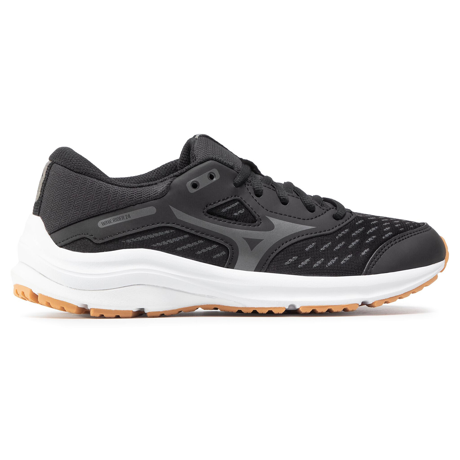 Mizuno Обувки Wave Rider 24 Jr K1GC203349 Черен - Pepit.bg