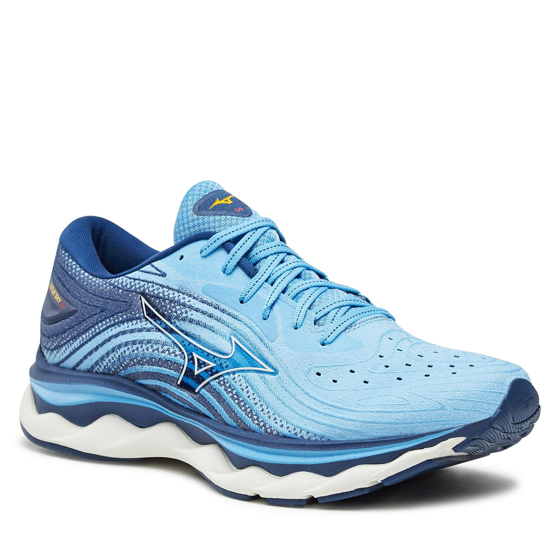 Mizuno Обувки Wave Sky 6 J1GC2202 Сив - Pepit.bg