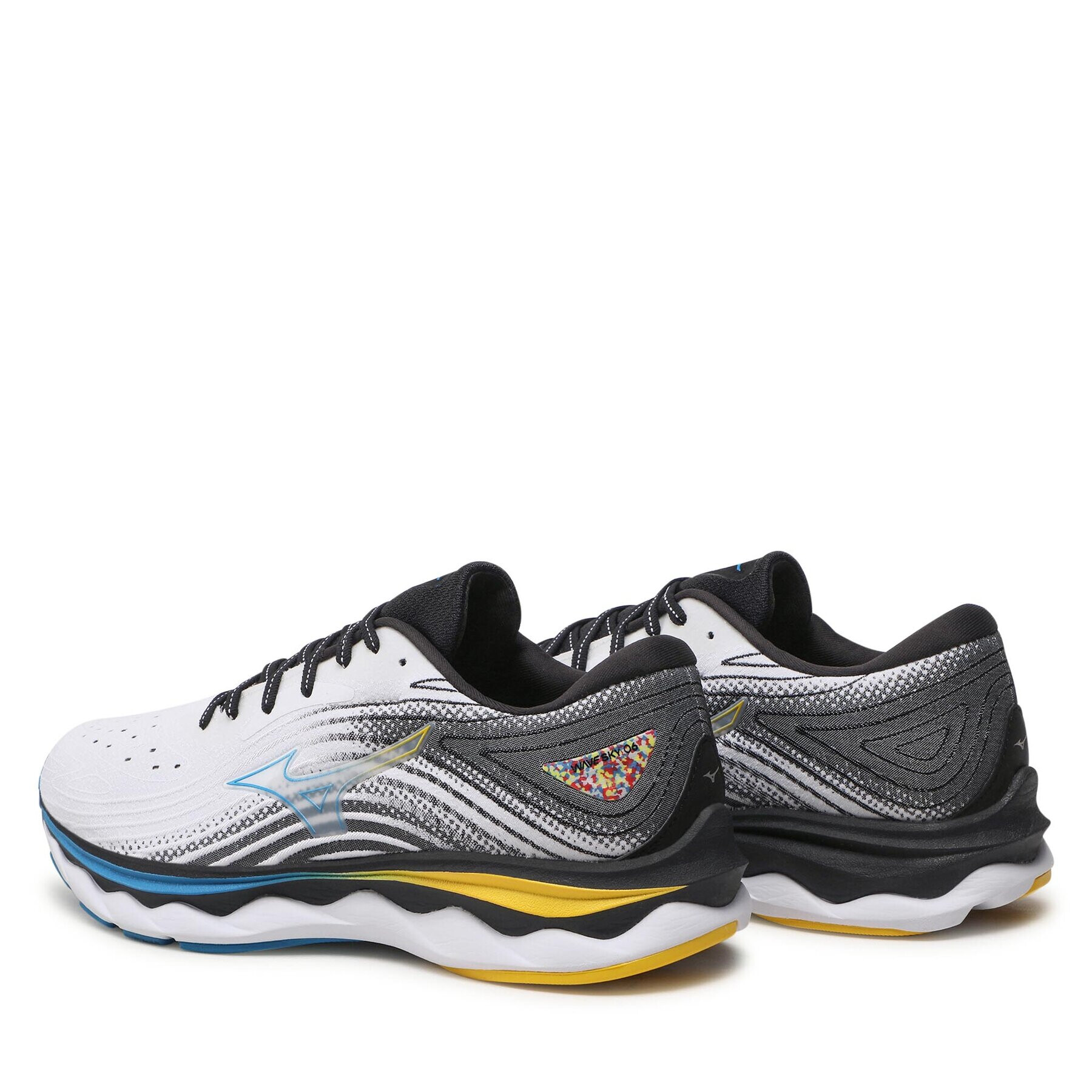 Mizuno Обувки Wave Sky 6 J1GC220201 Бял - Pepit.bg