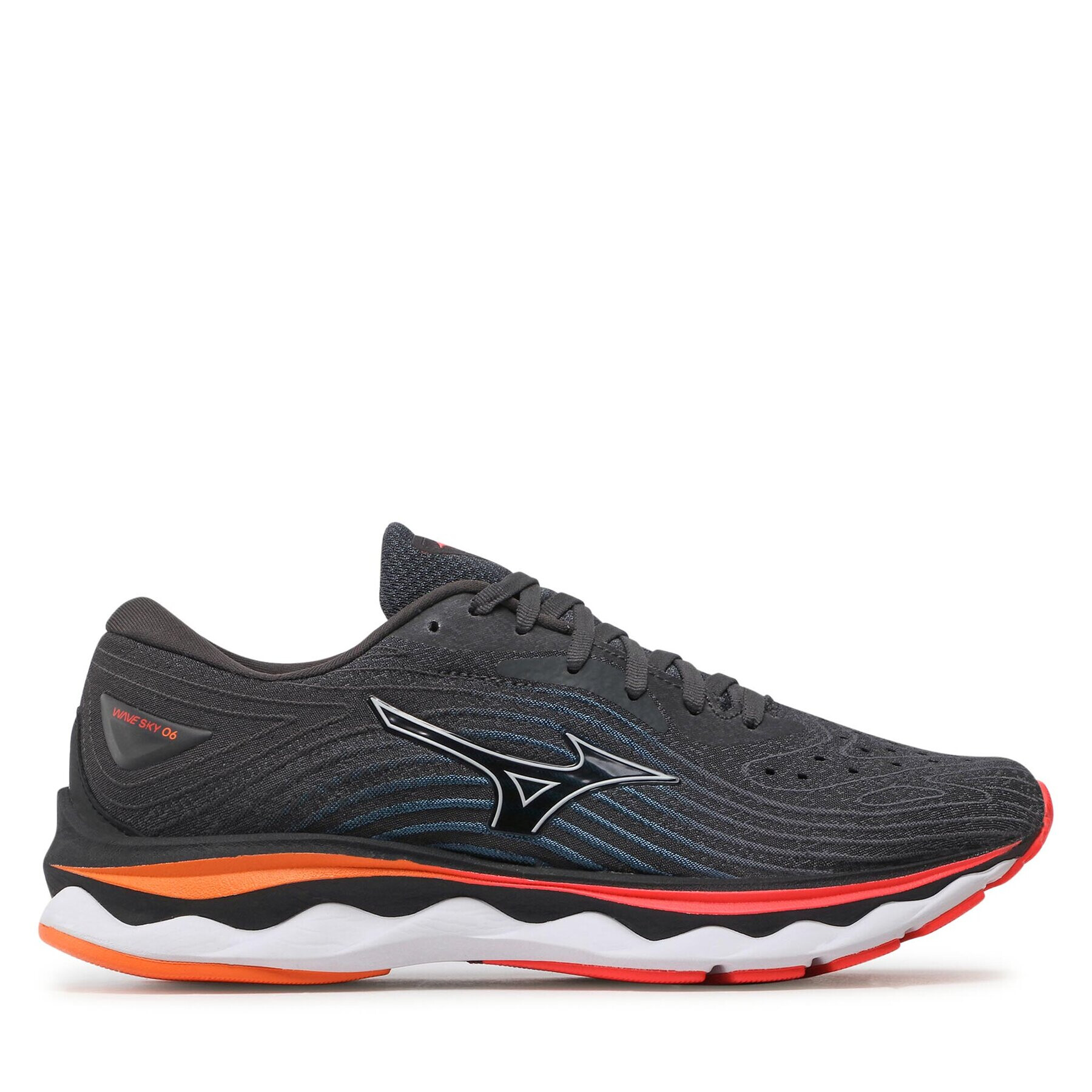 Mizuno Обувки Wave Sky 6 J1GC220251 Сив - Pepit.bg