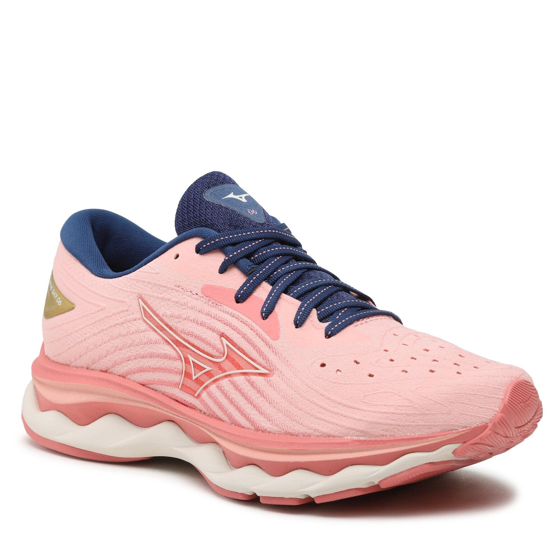 Mizuno Обувки Wave Sky 6 J1GD220273 Розов - Pepit.bg