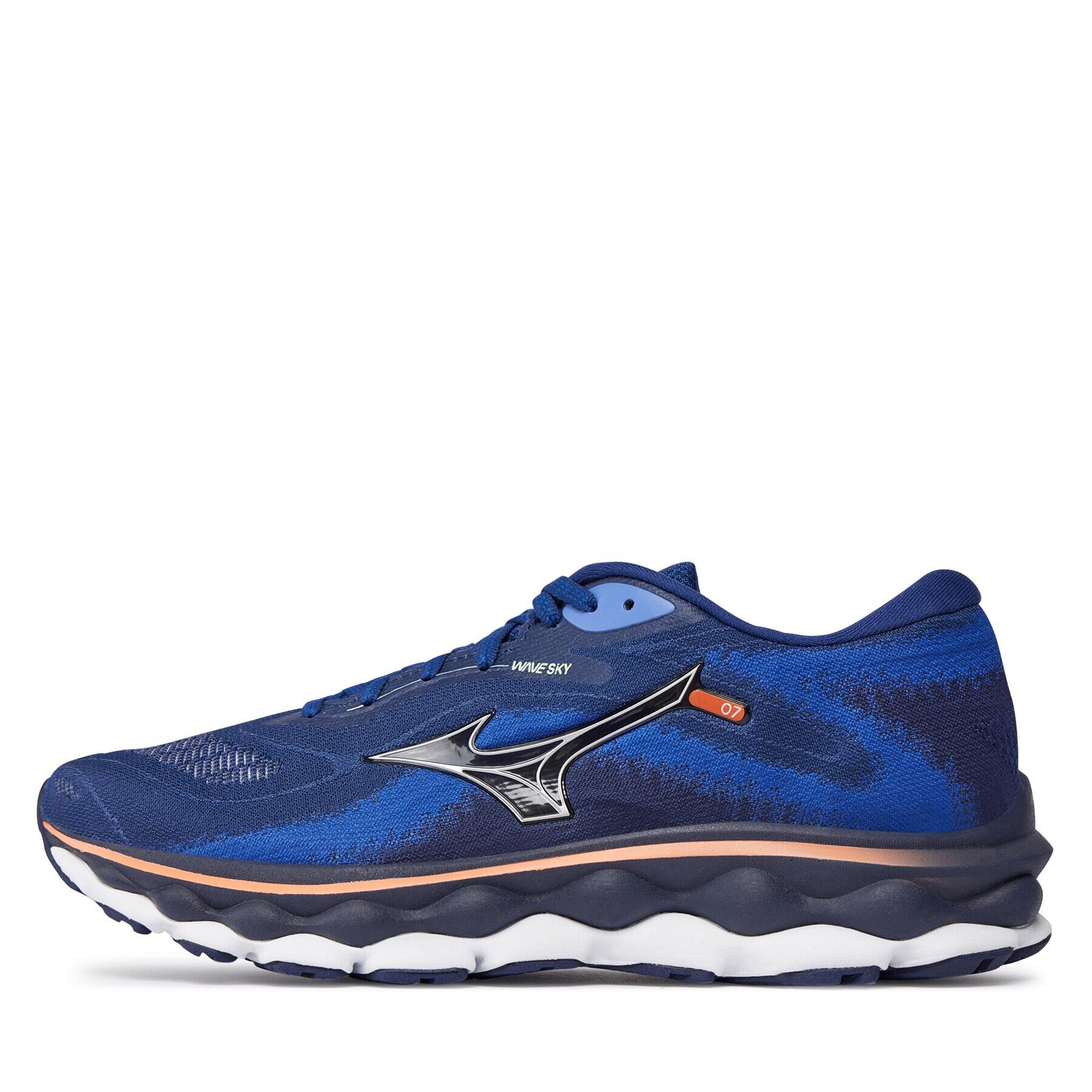 Mizuno Обувки Wave Sky 7 J1GC2302 Син - Pepit.bg