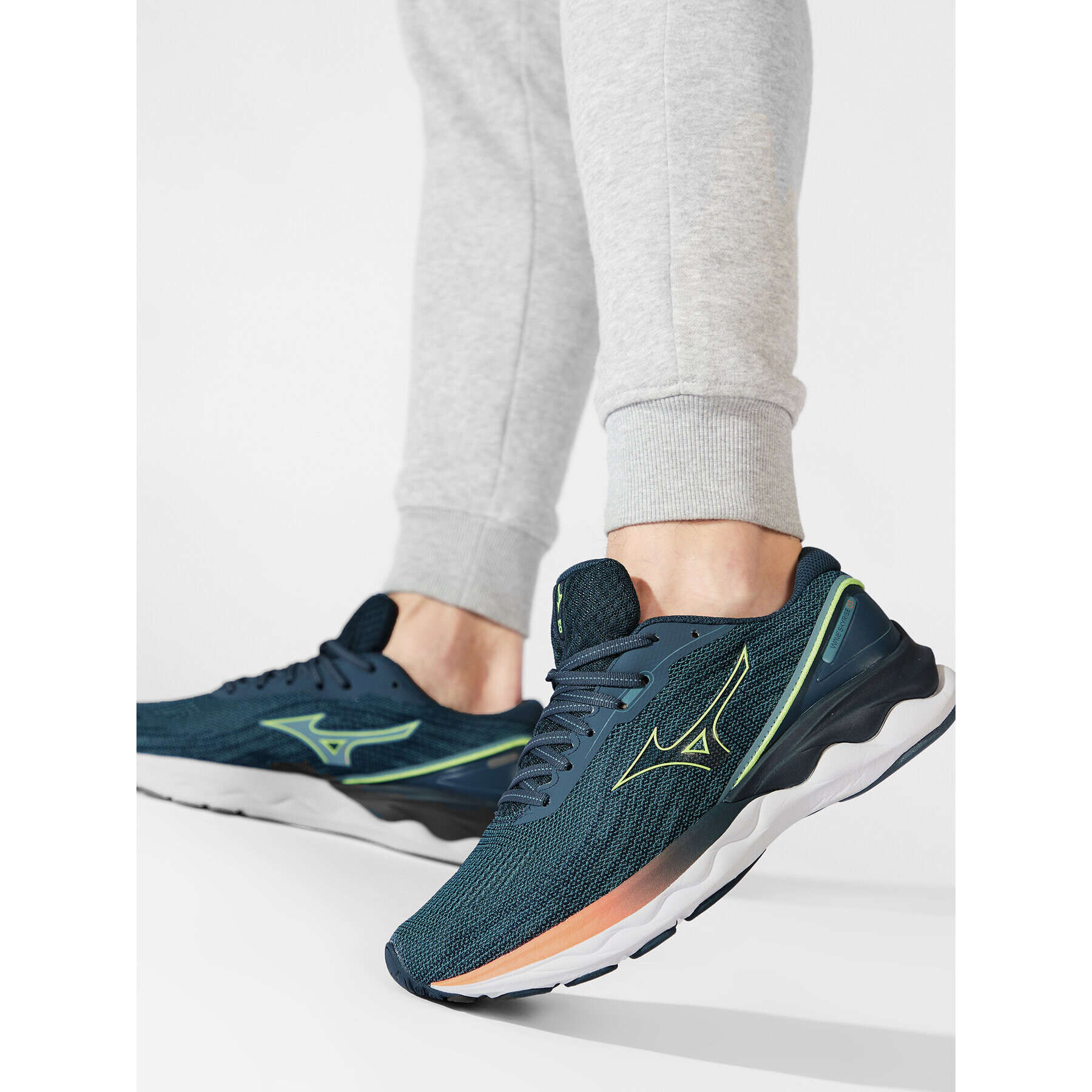 Mizuno Обувки Wave Skyrise 3 J1GC220981 Тъмносин - Pepit.bg