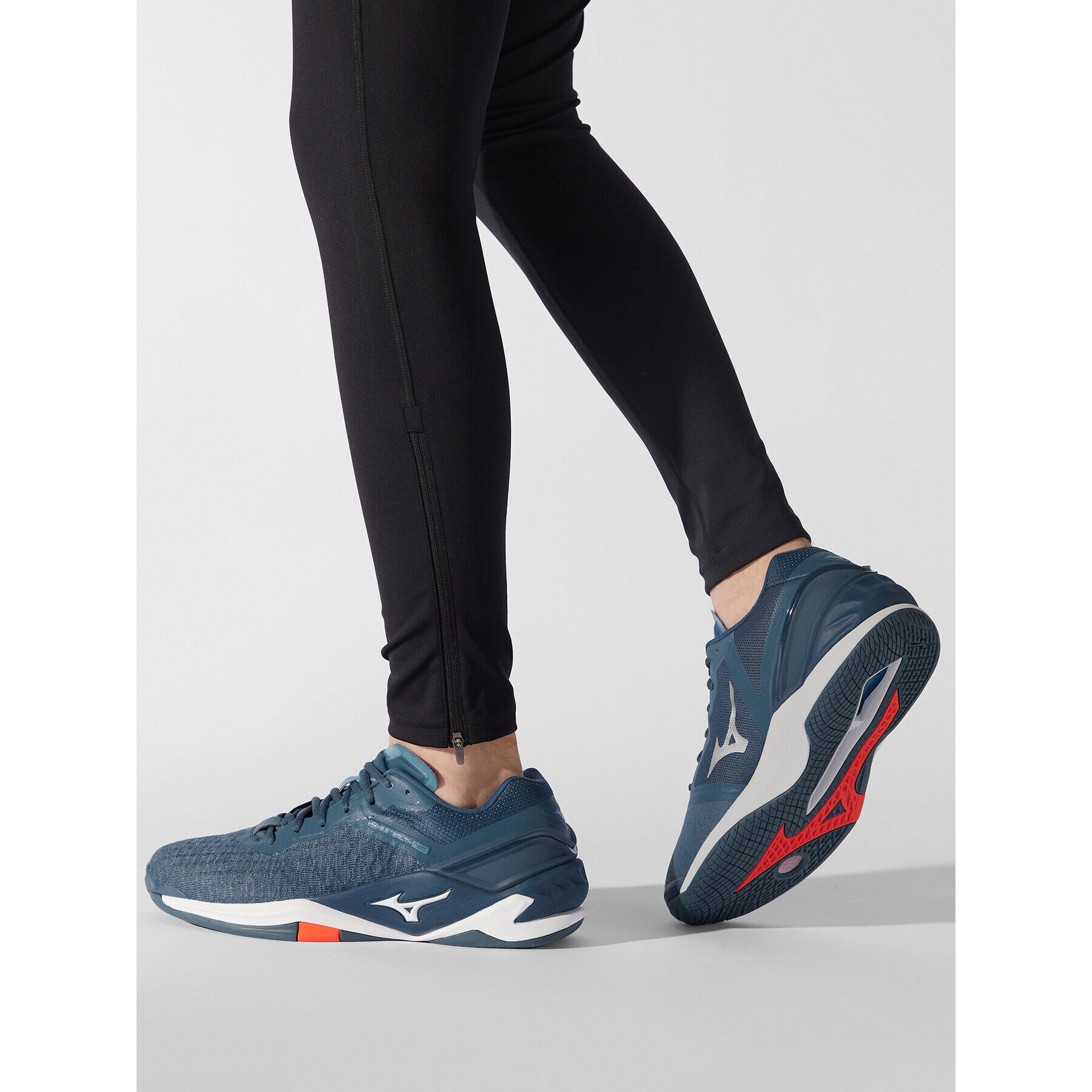 Mizuno Обувки Wave Stealth Neo X1GA200021 Син - Pepit.bg