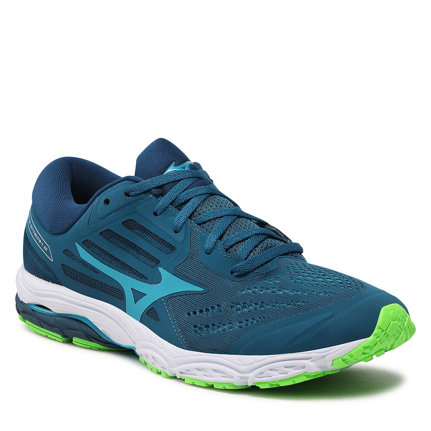 Mizuno Обувки Wave Stream 2 J1GC211918 Син - Pepit.bg