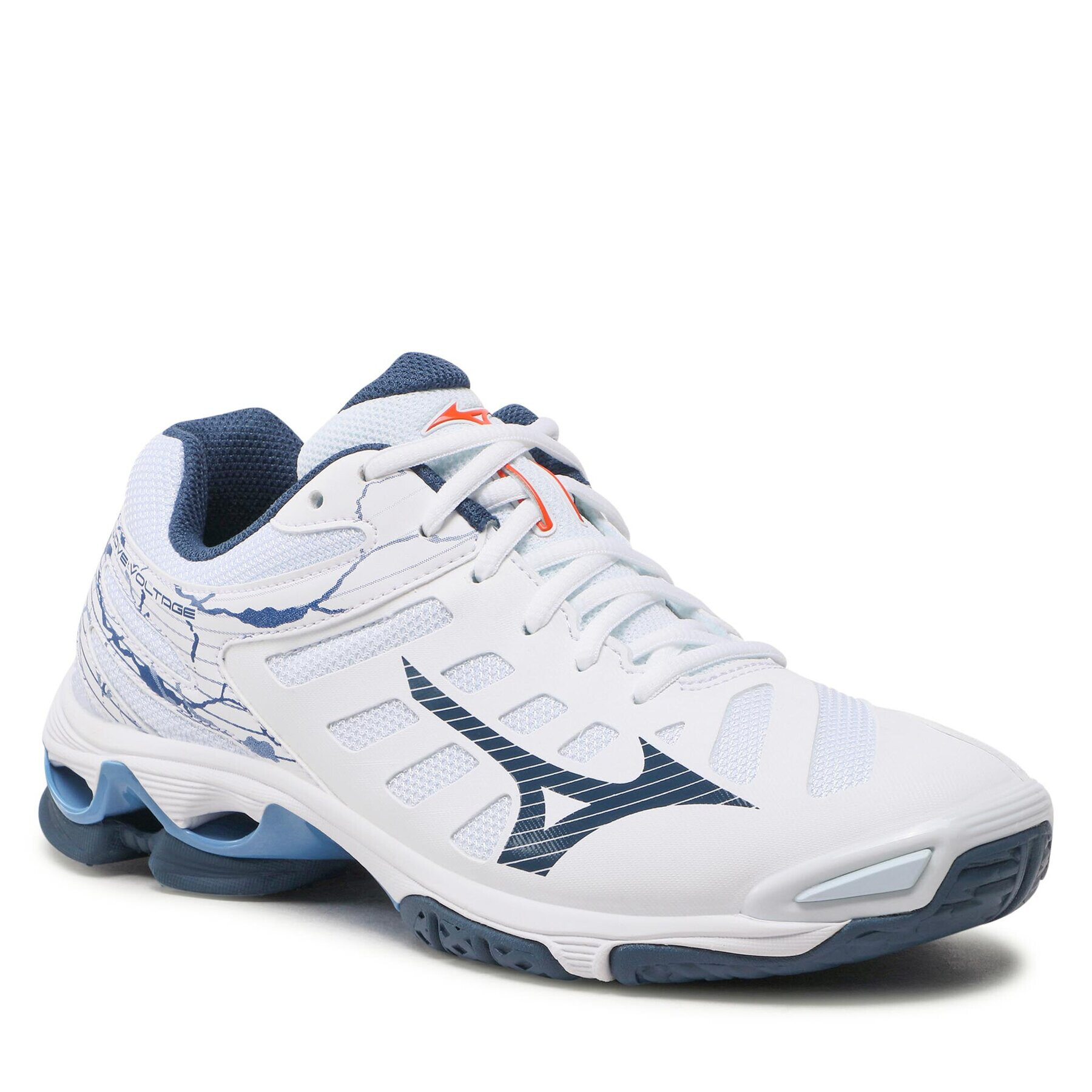 Mizuno Обувки Wave Voltage V1GA216022 Бял - Pepit.bg