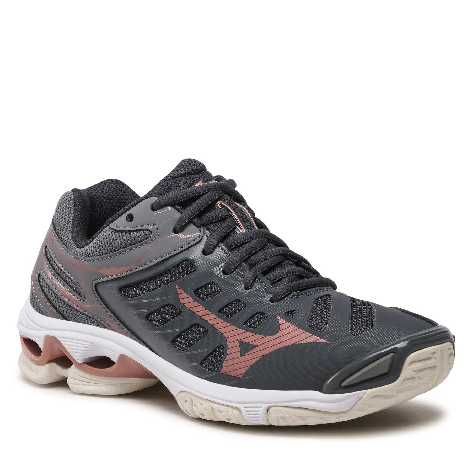 Mizuno Обувки Wave Voltage V1GC216035 Сив - Pepit.bg