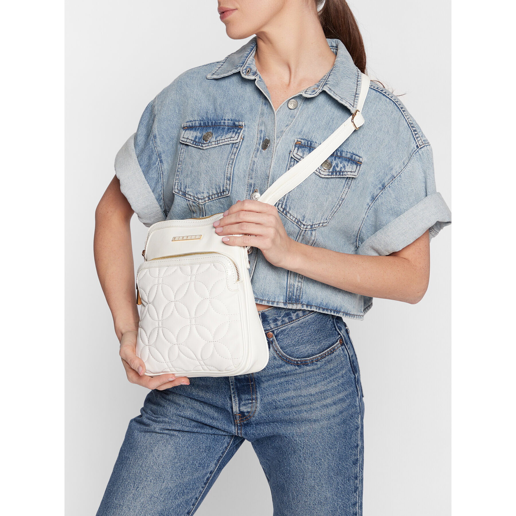 Monnari Дамска чанта BAG0030-000 Бял - Pepit.bg