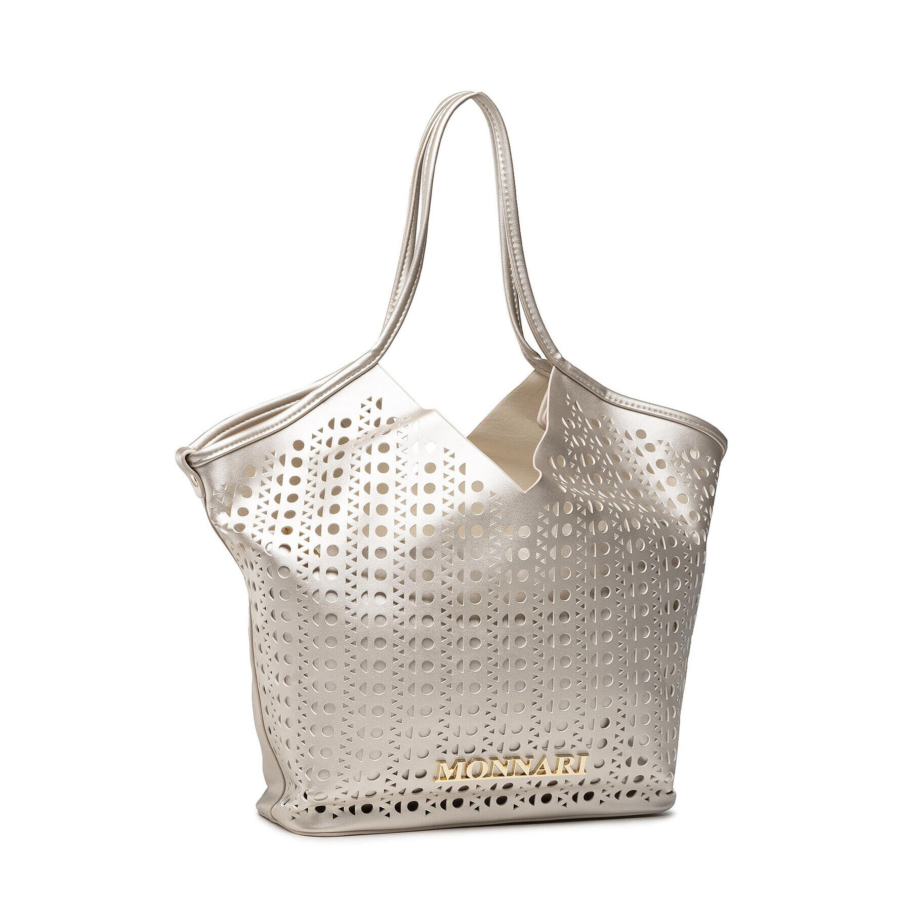 Monnari Дамска чанта BAG0110-M00 Златист - Pepit.bg