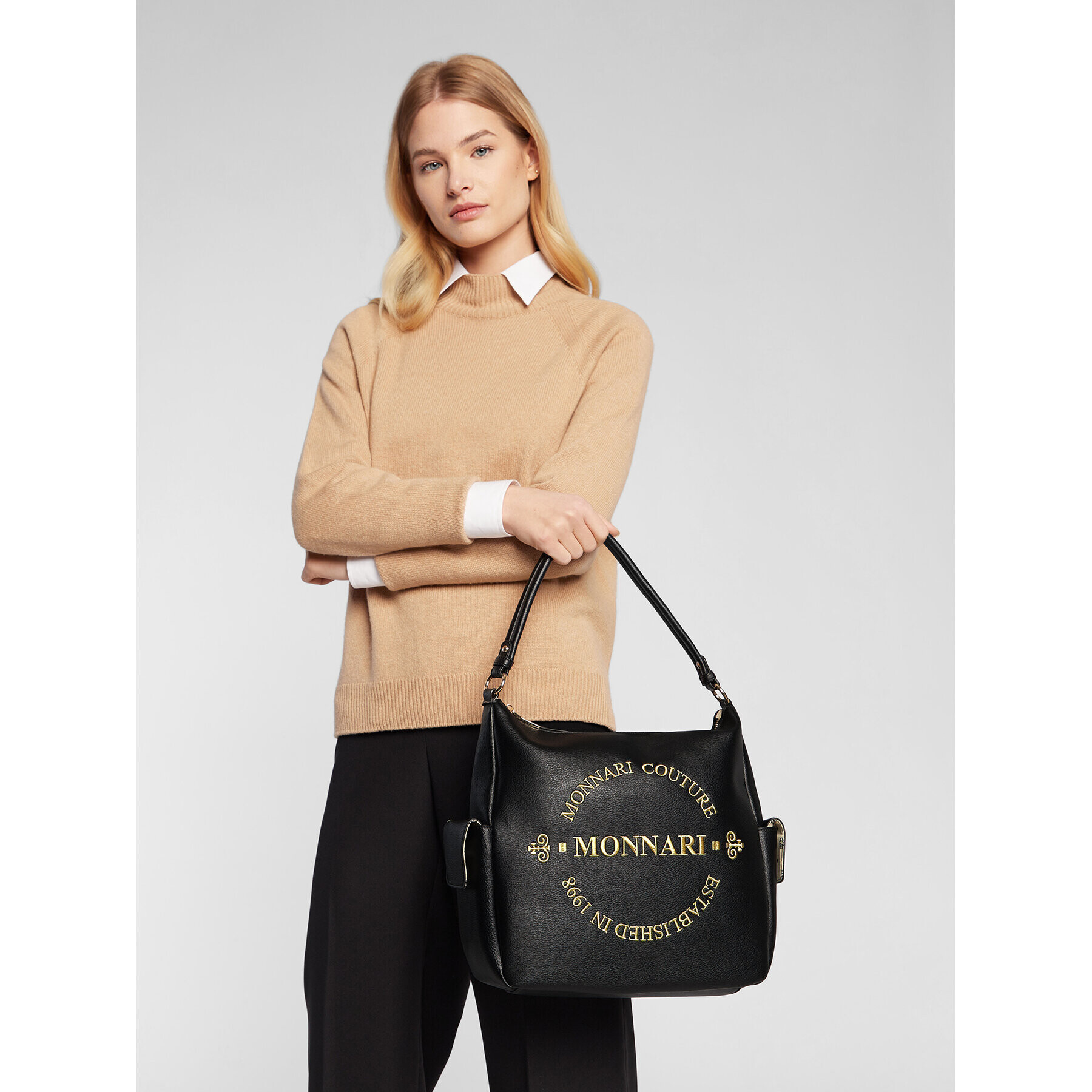 Monnari Дамска чанта BAG0380-020 Черен - Pepit.bg
