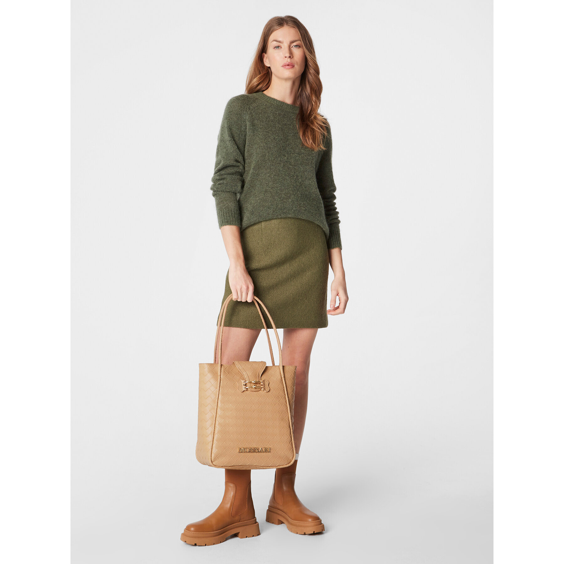 Monnari Дамска чанта BAG0740-015 Бежов - Pepit.bg