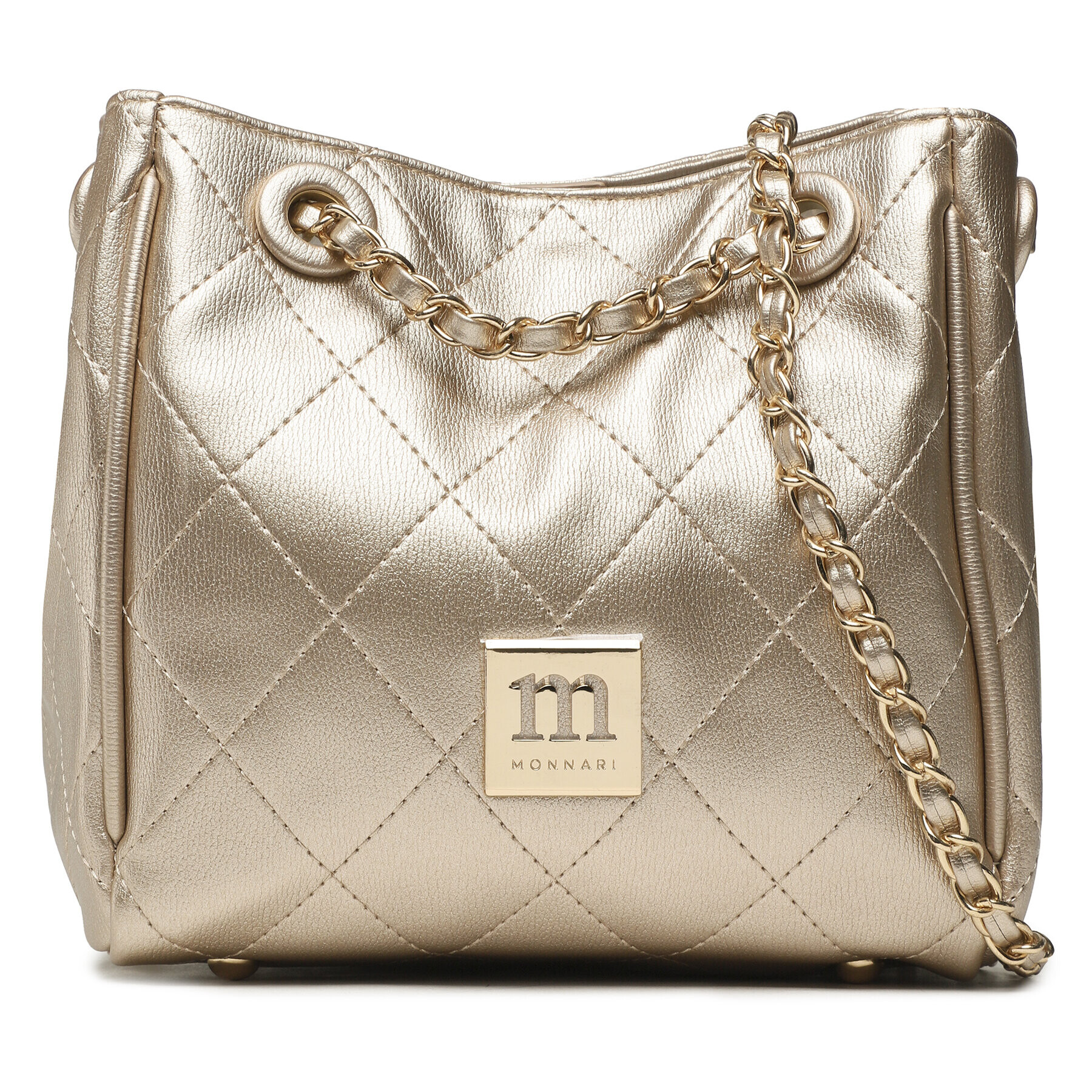 Monnari Дамска чанта BAG0820-M23 Златист - Pepit.bg