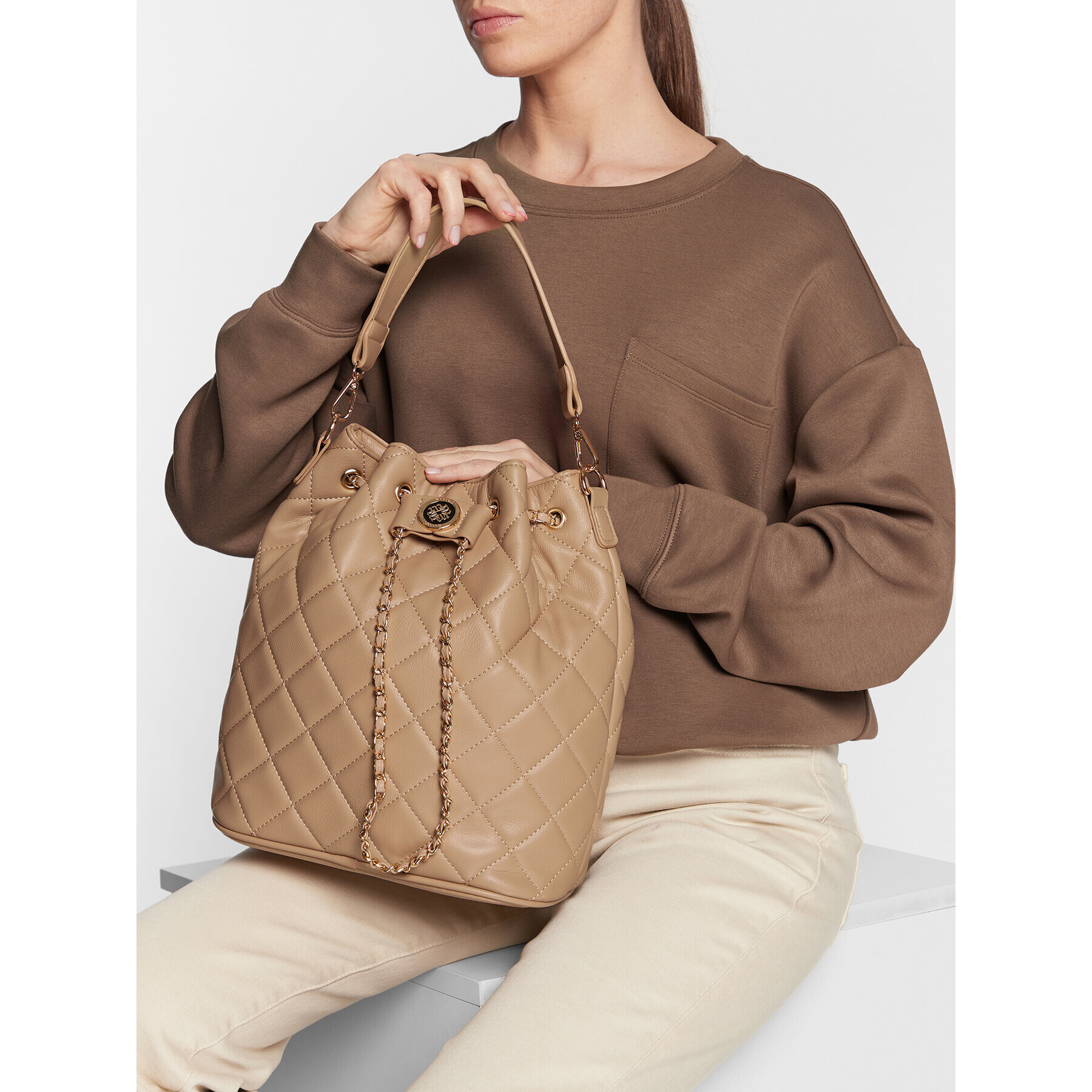 Monnari Дамска чанта BAG0870-015 Кафяв - Pepit.bg