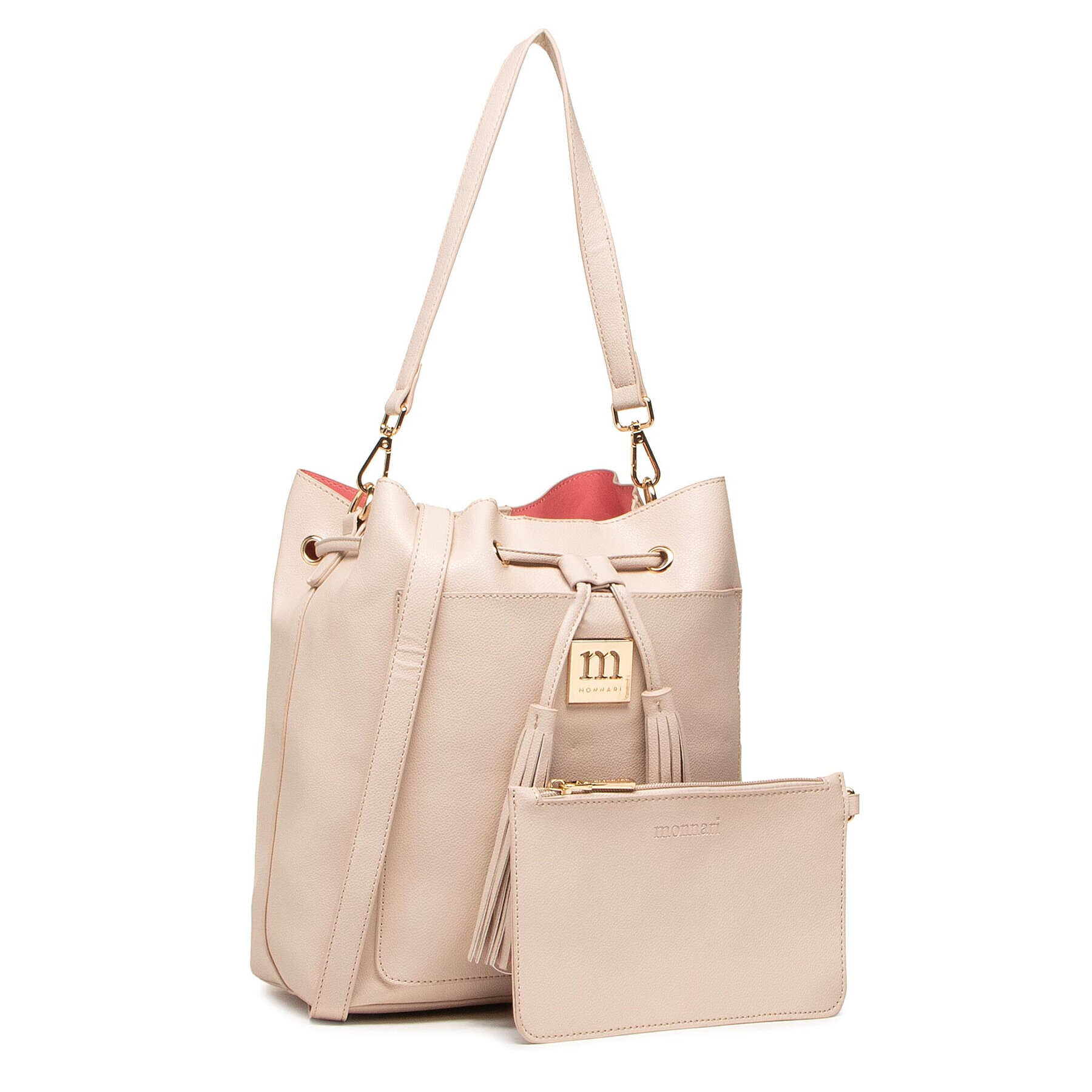 Monnari Дамска чанта BAG1010-026 Бежов - Pepit.bg
