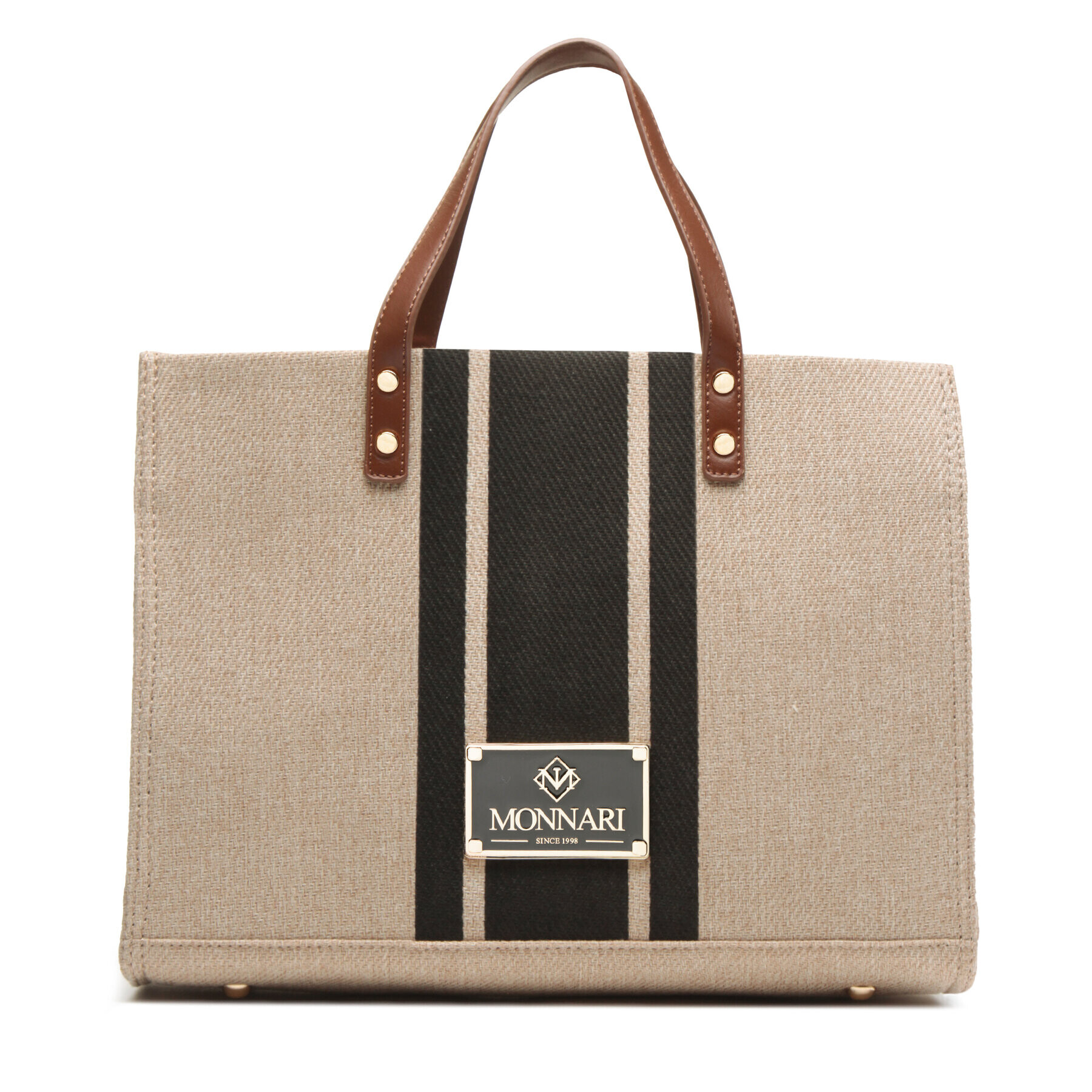 Monnari Дамска чанта BAG1300-M15 Бежов - Pepit.bg