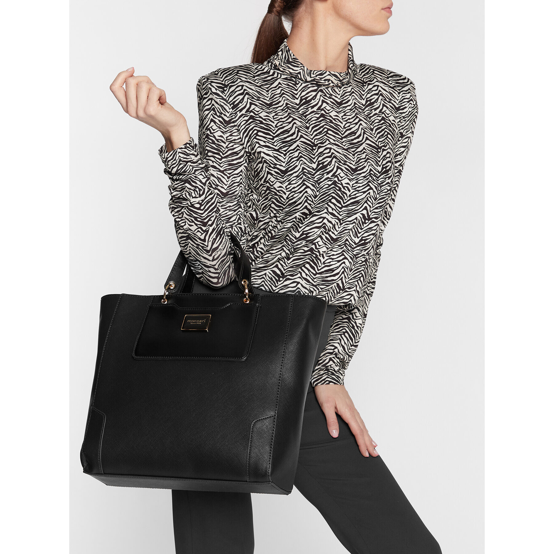 Monnari Дамска чанта BAG1350-020 Черен - Pepit.bg